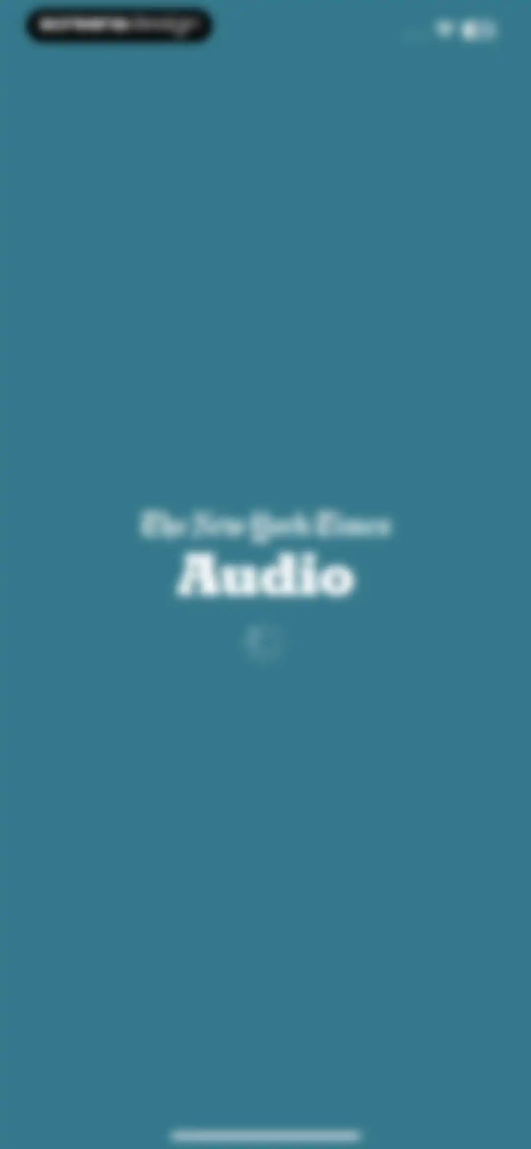 NYT Audio screen 1