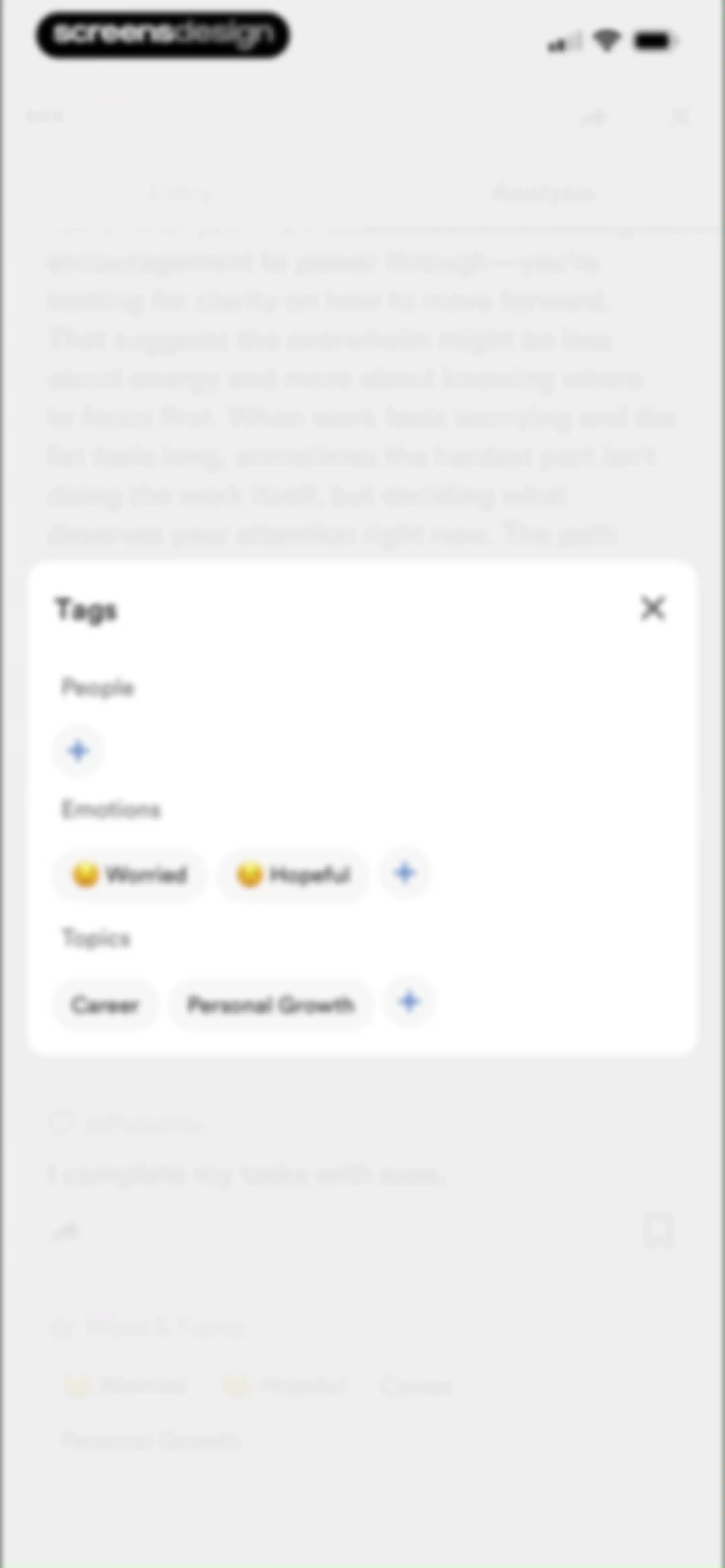 Rosebud: AI Journal & Diary screen 47