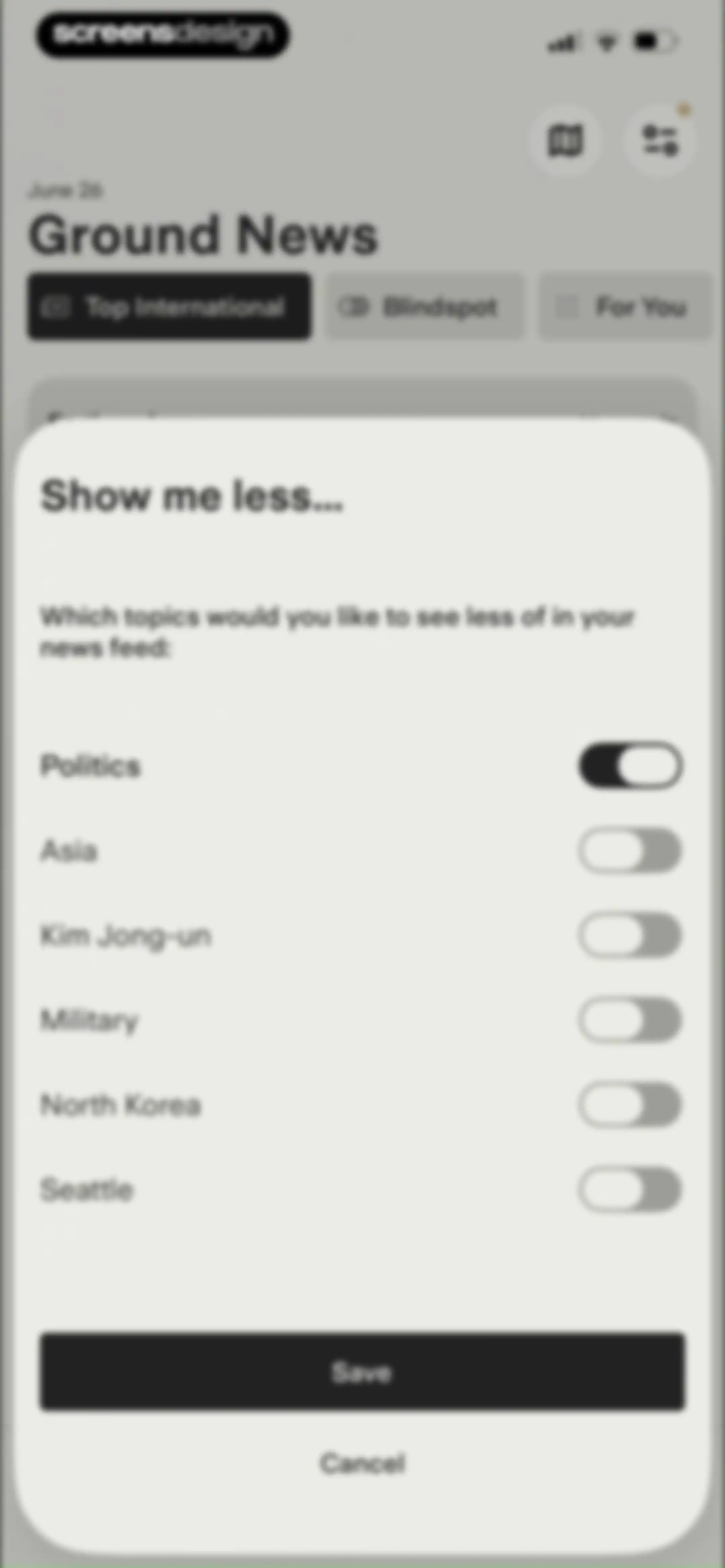 Ground News screen 39
