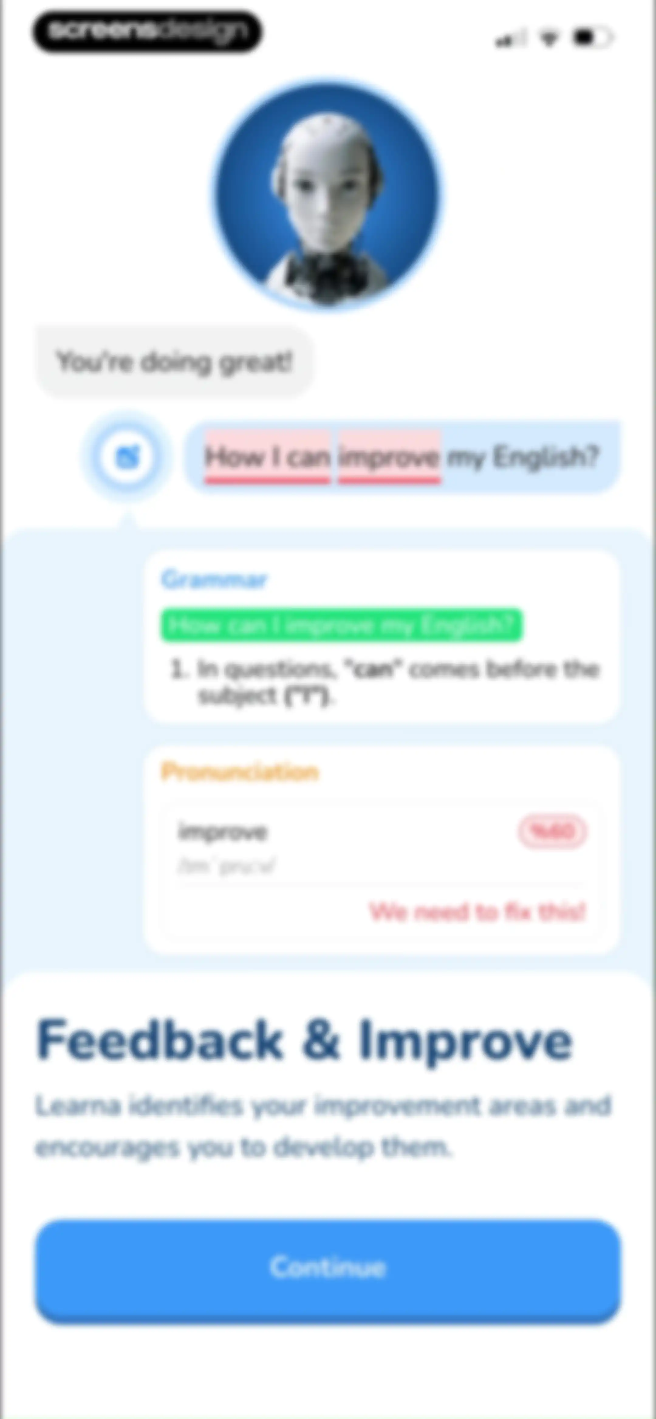 Speak & Learn English: Learna screen 6