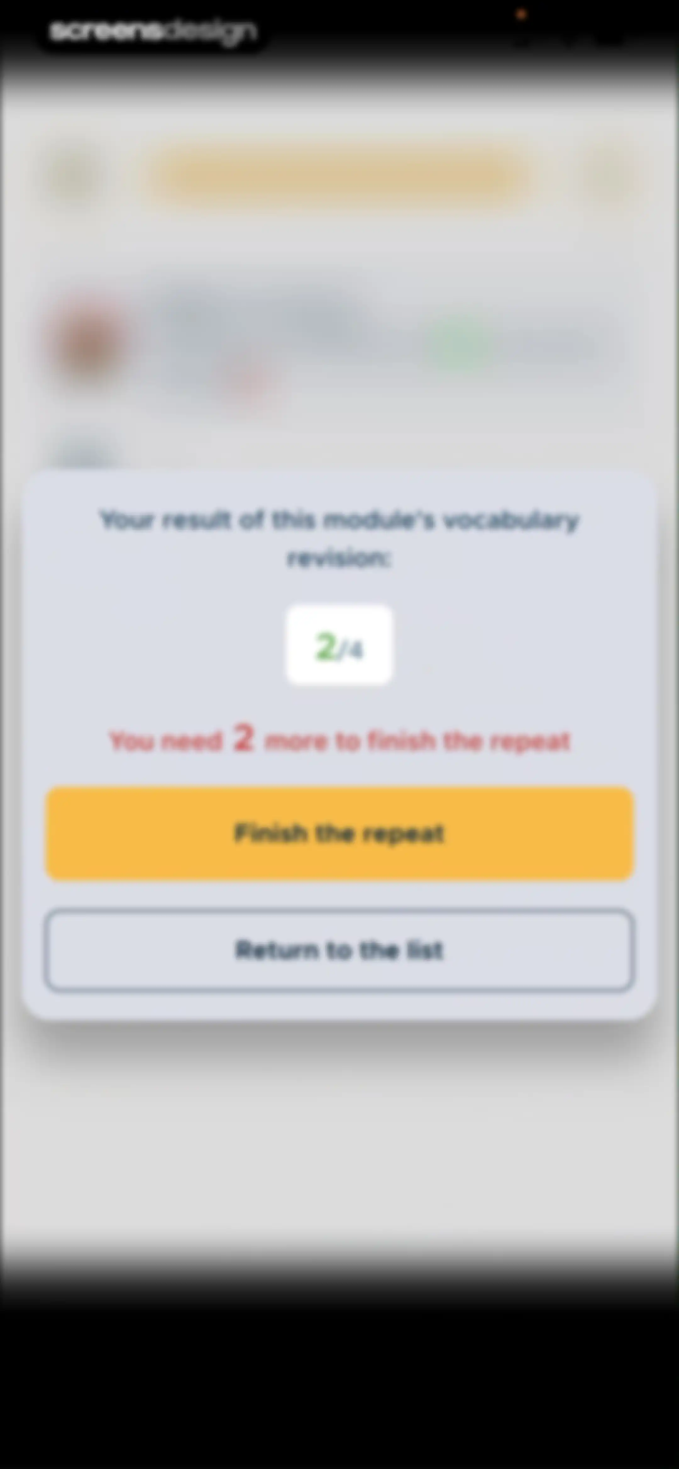 BeeSpeaker Learn English screen 71