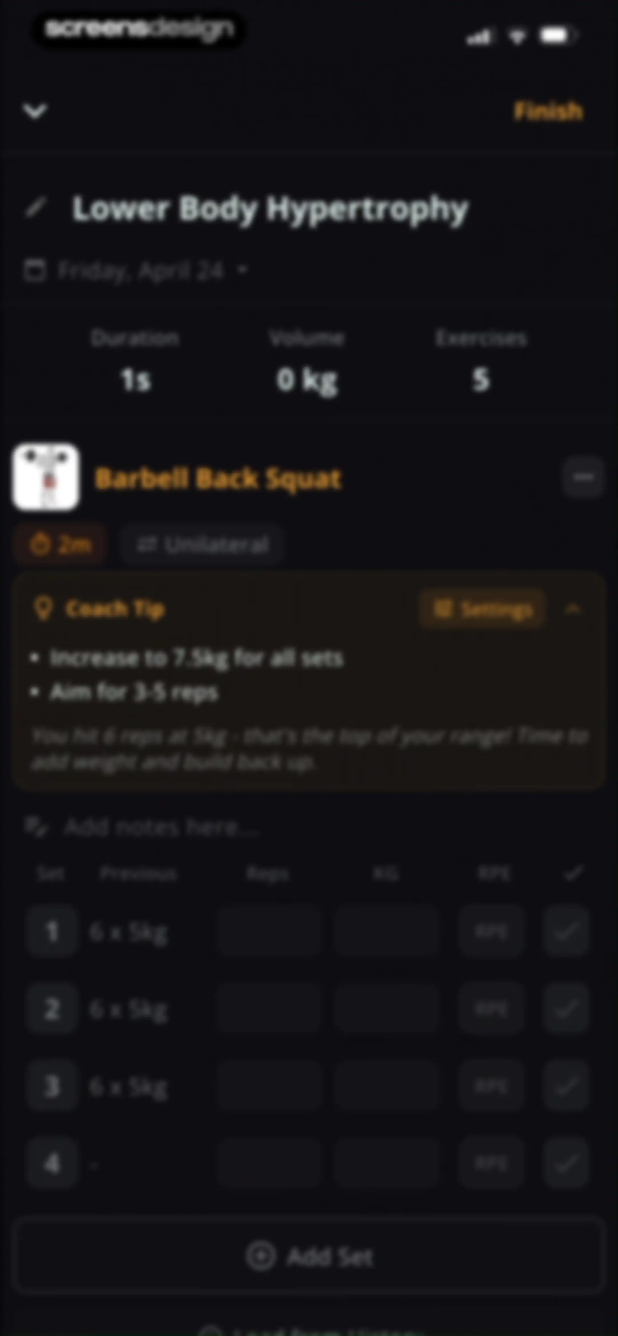 Stronger - Gym Workout Planner screen 113