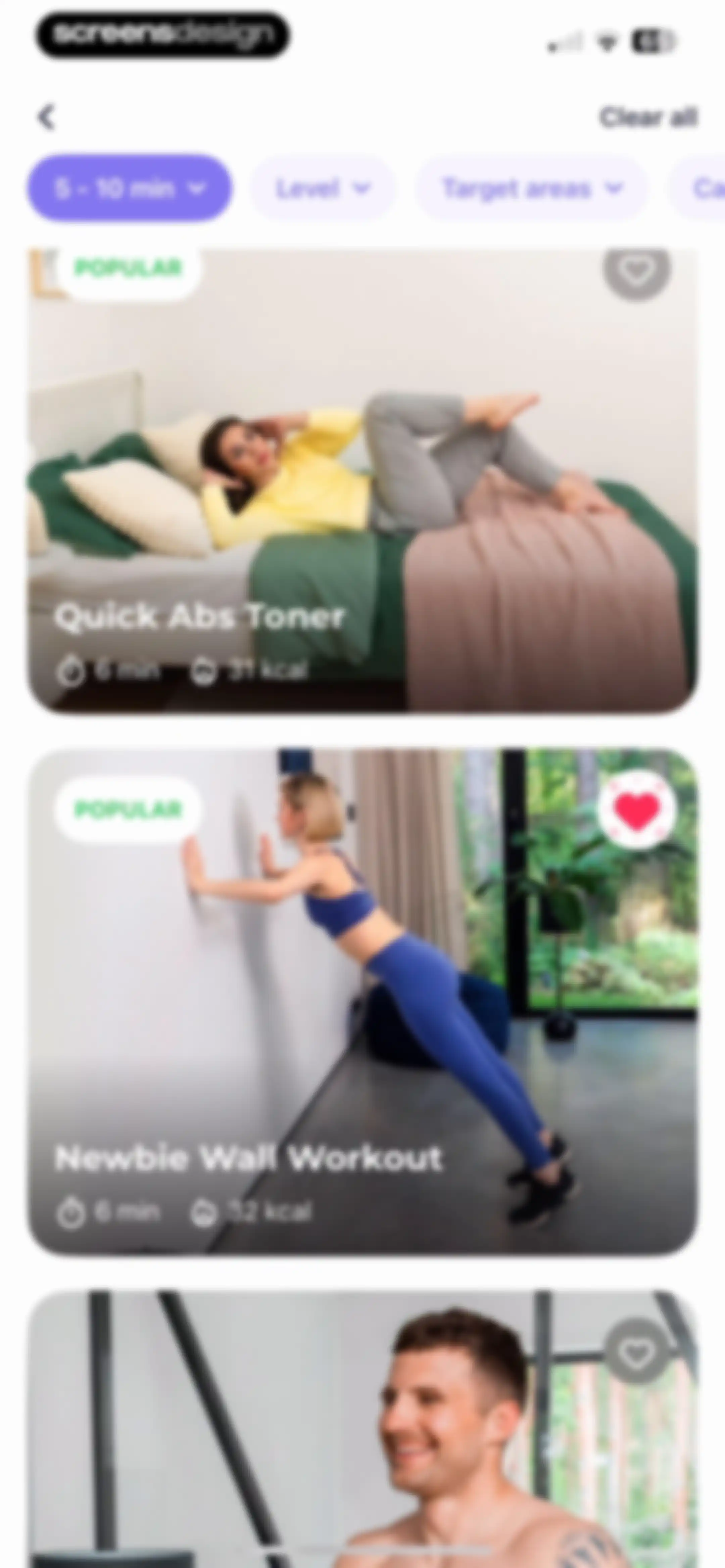 FitMe - Lazy Workout at Home screen 88