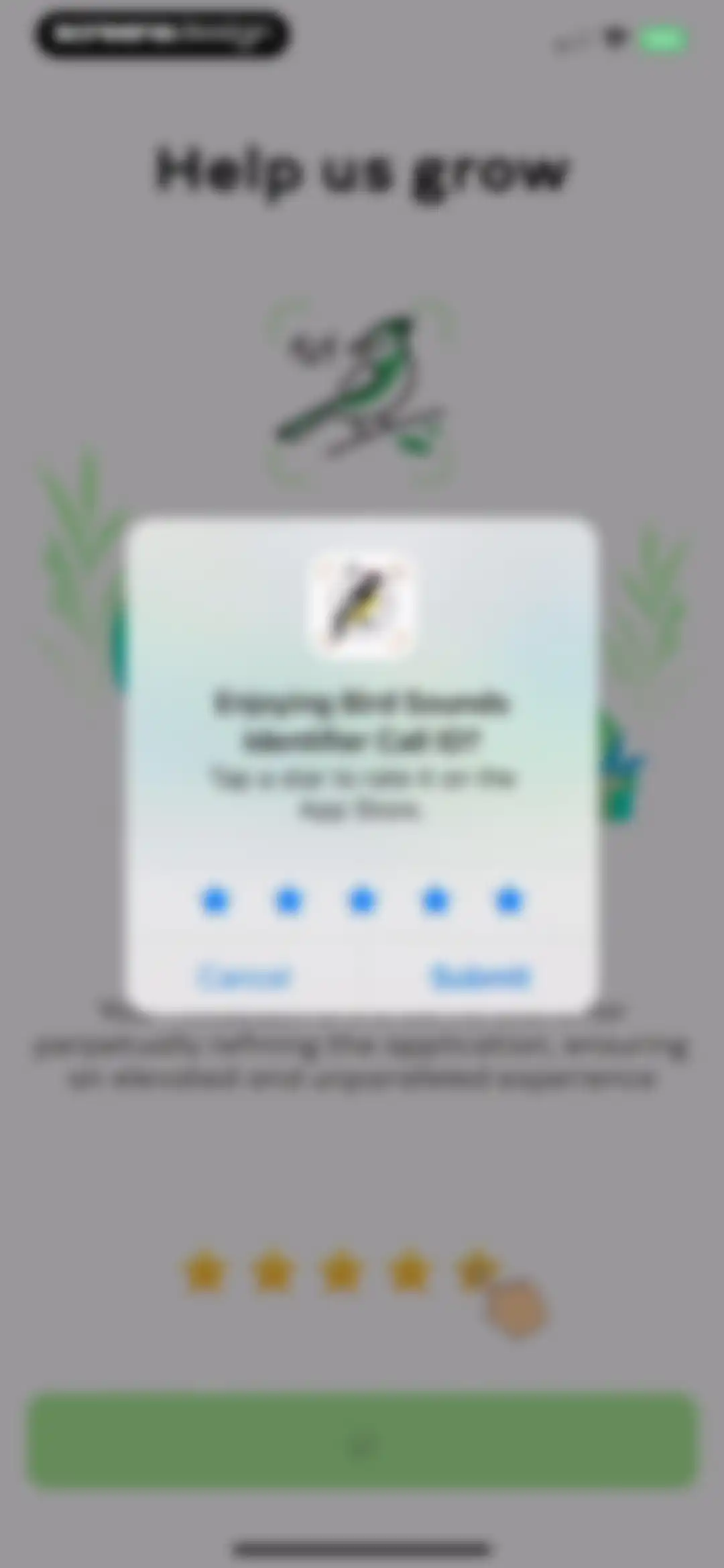 Bird Sounds Identifier Call ID screen 6