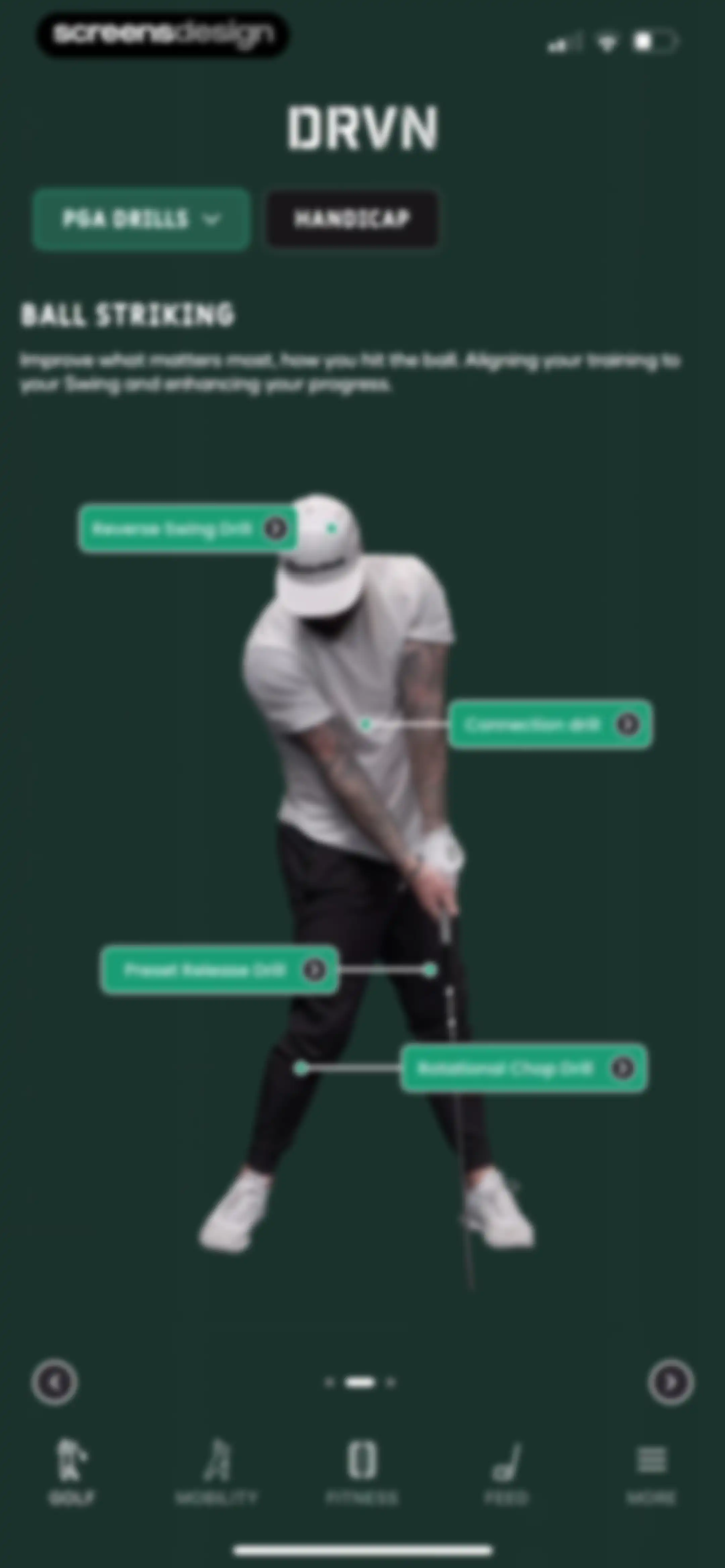 DRVN - Golf & Gym Workouts screen 99