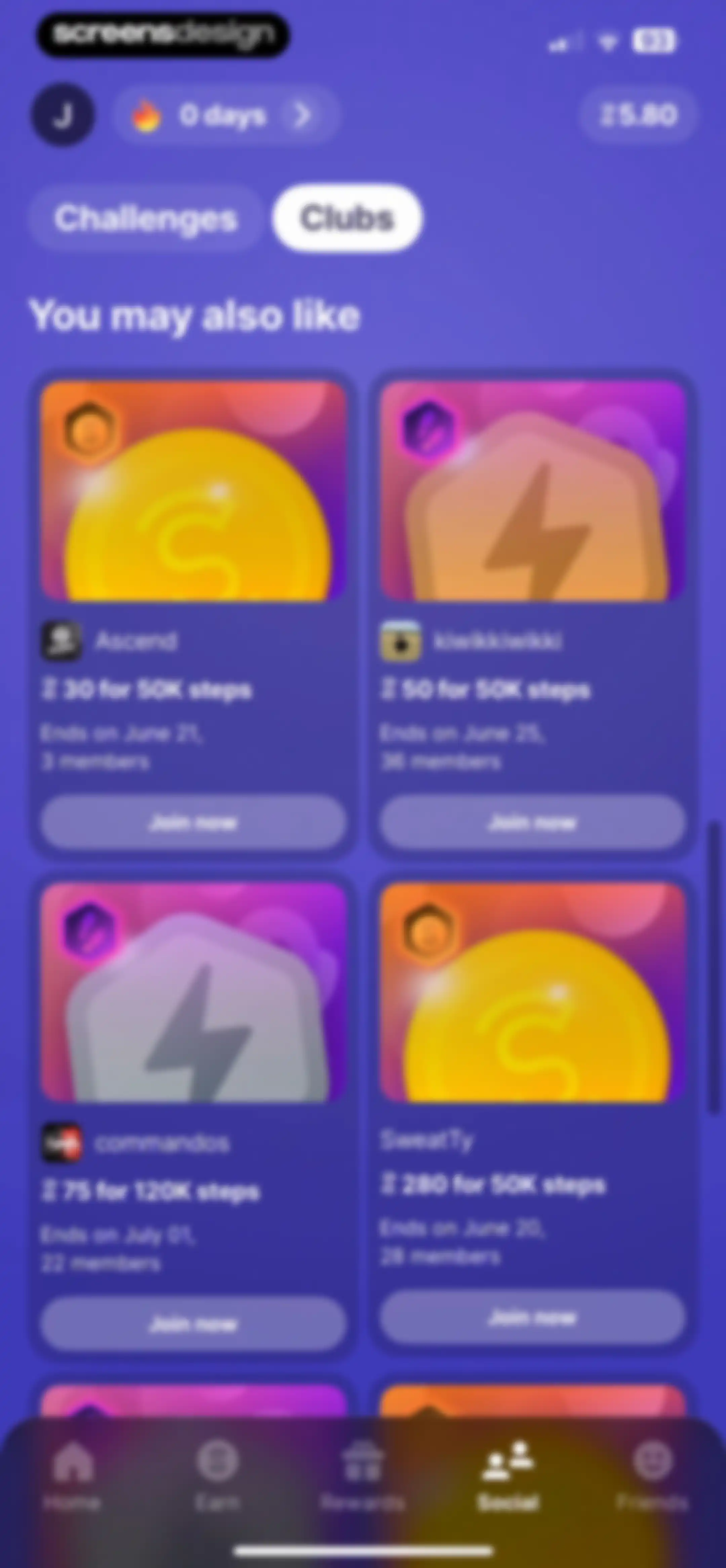 Sweatcoin Walking Step Counter screen 137