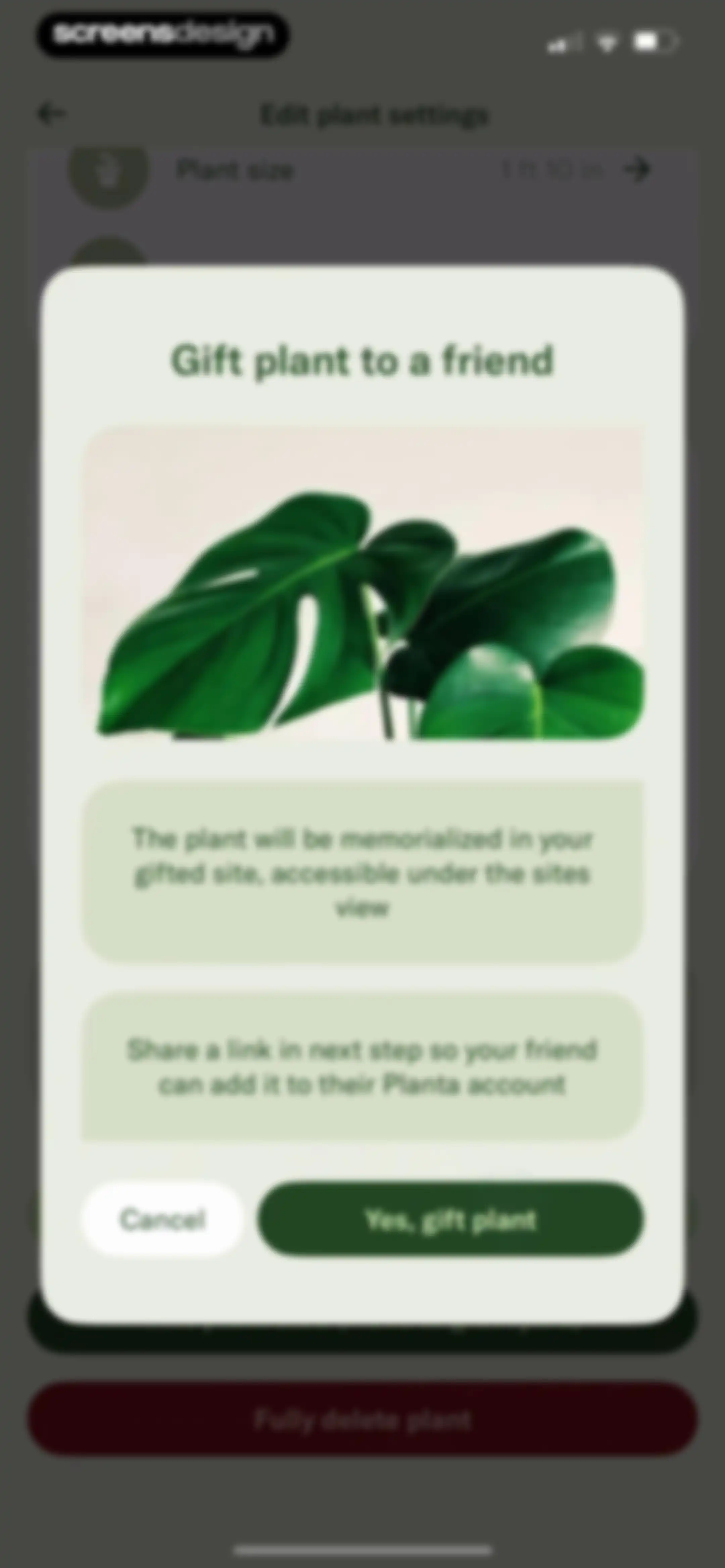 Planta: Plant & Garden Care screen 222