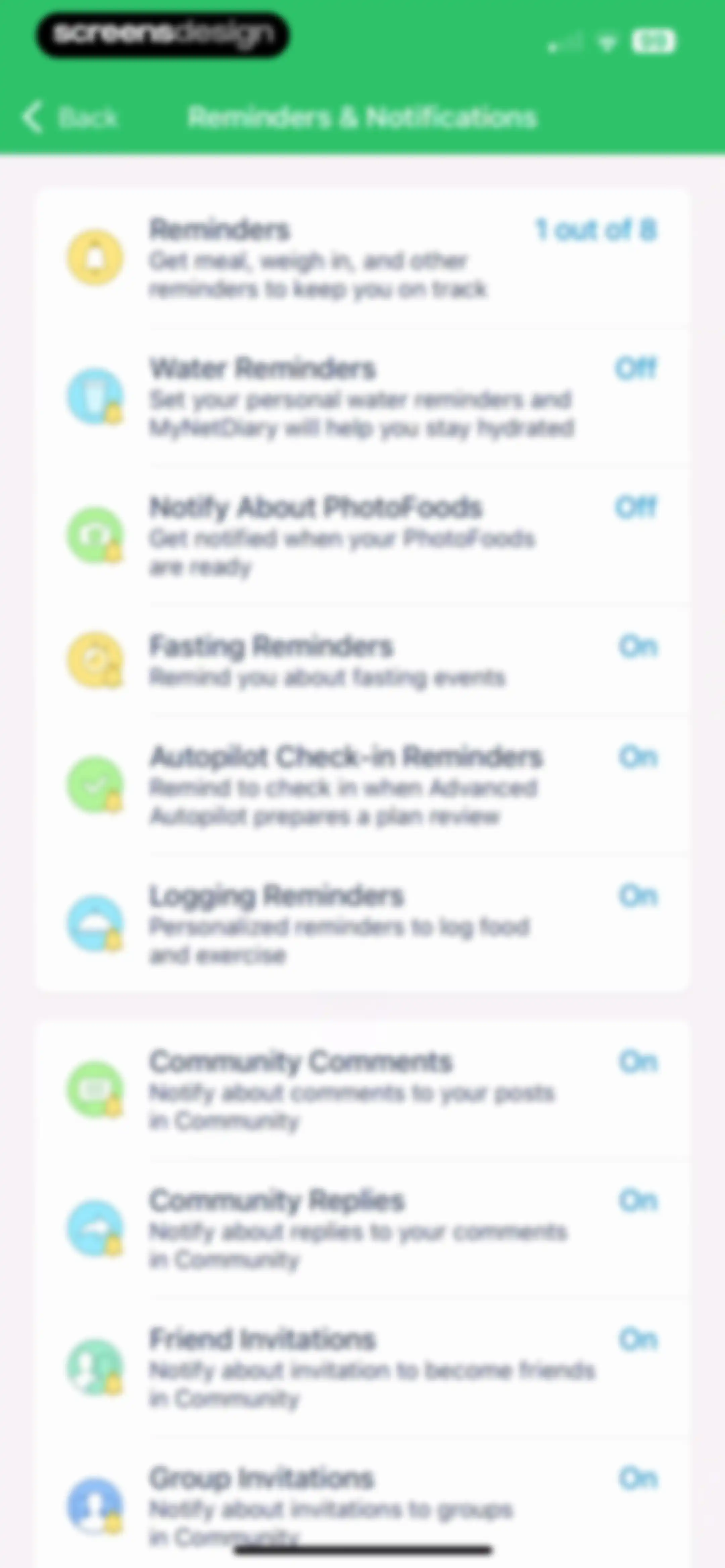 Calorie Counter - MyNetDiary screen 301