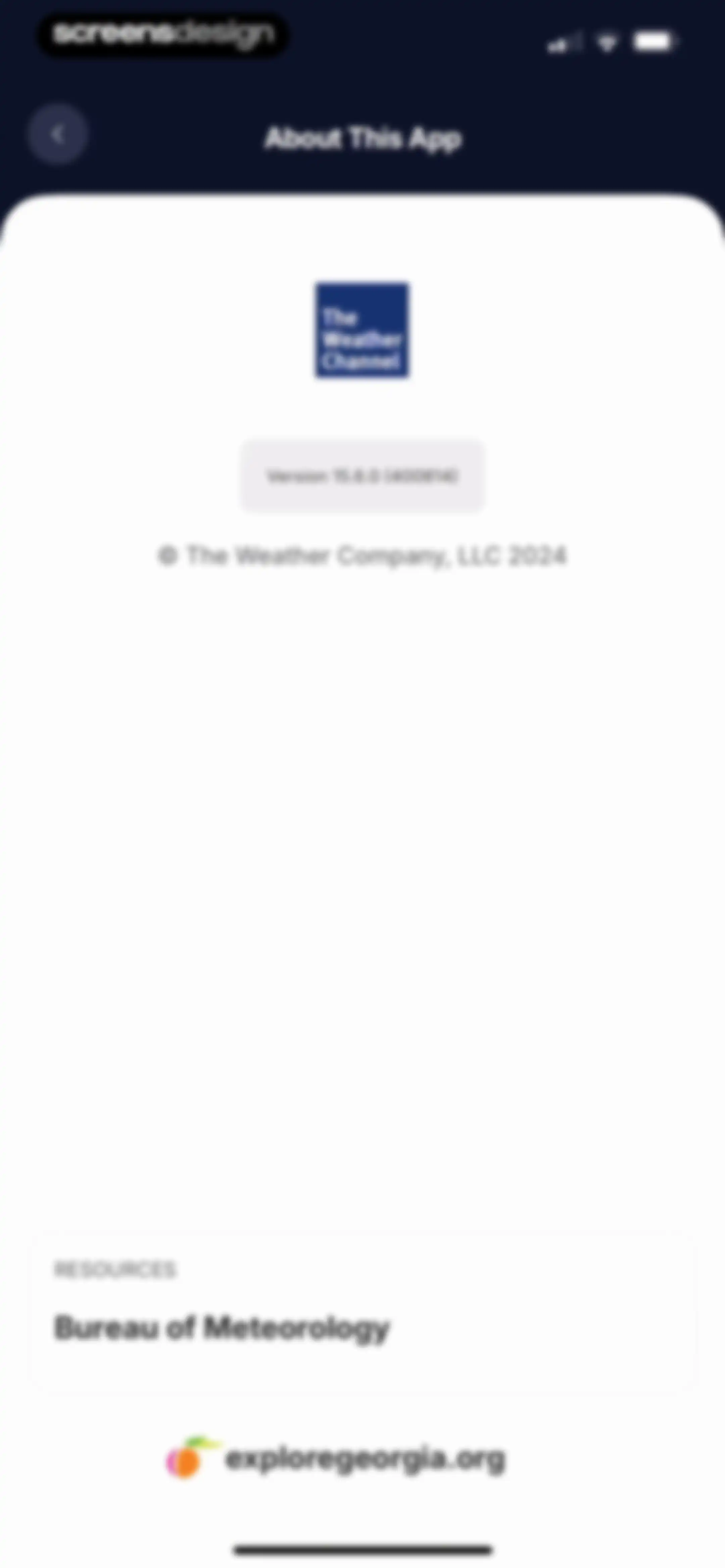 The Weather Channel - Radar screen 97