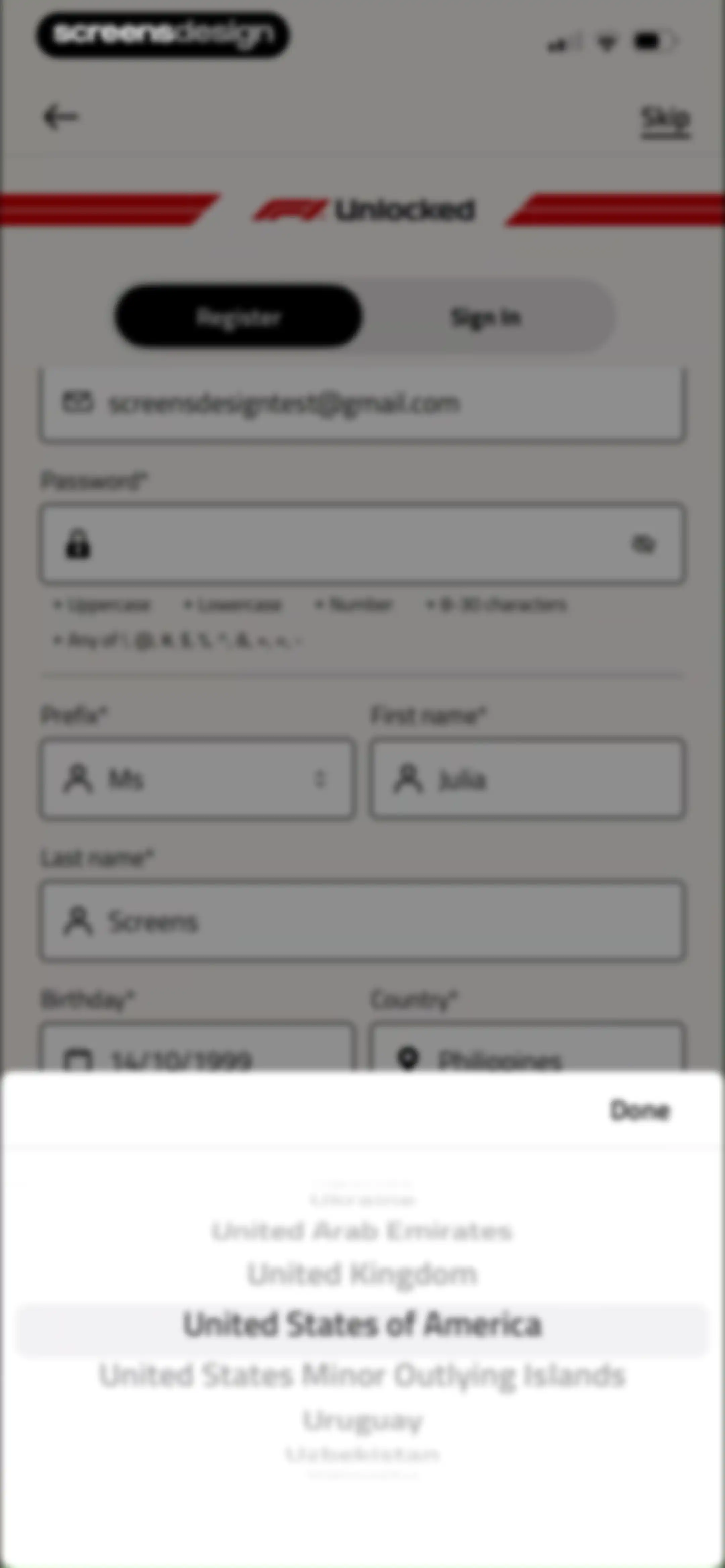 Formula 1® screen 14