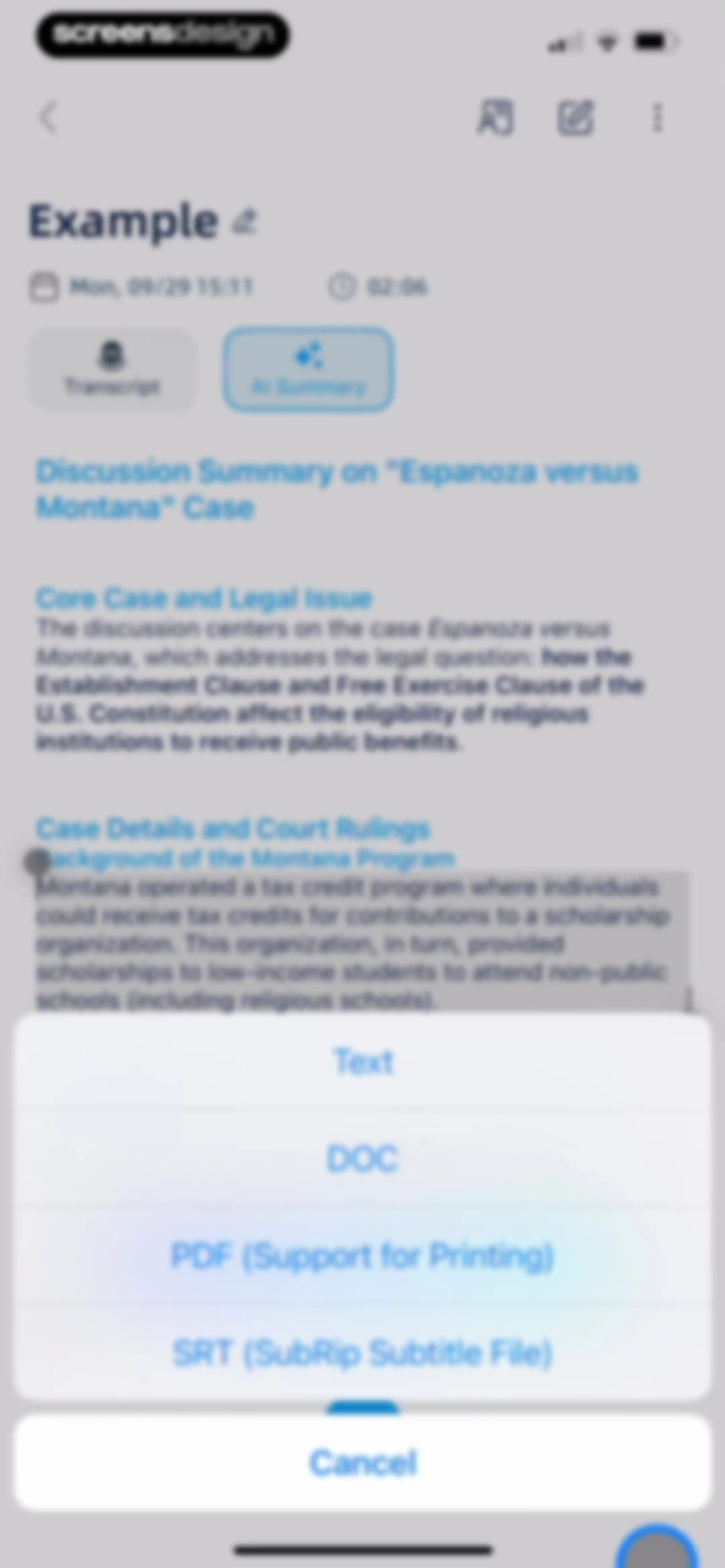 iTranscribe - Audio to Text screen 32