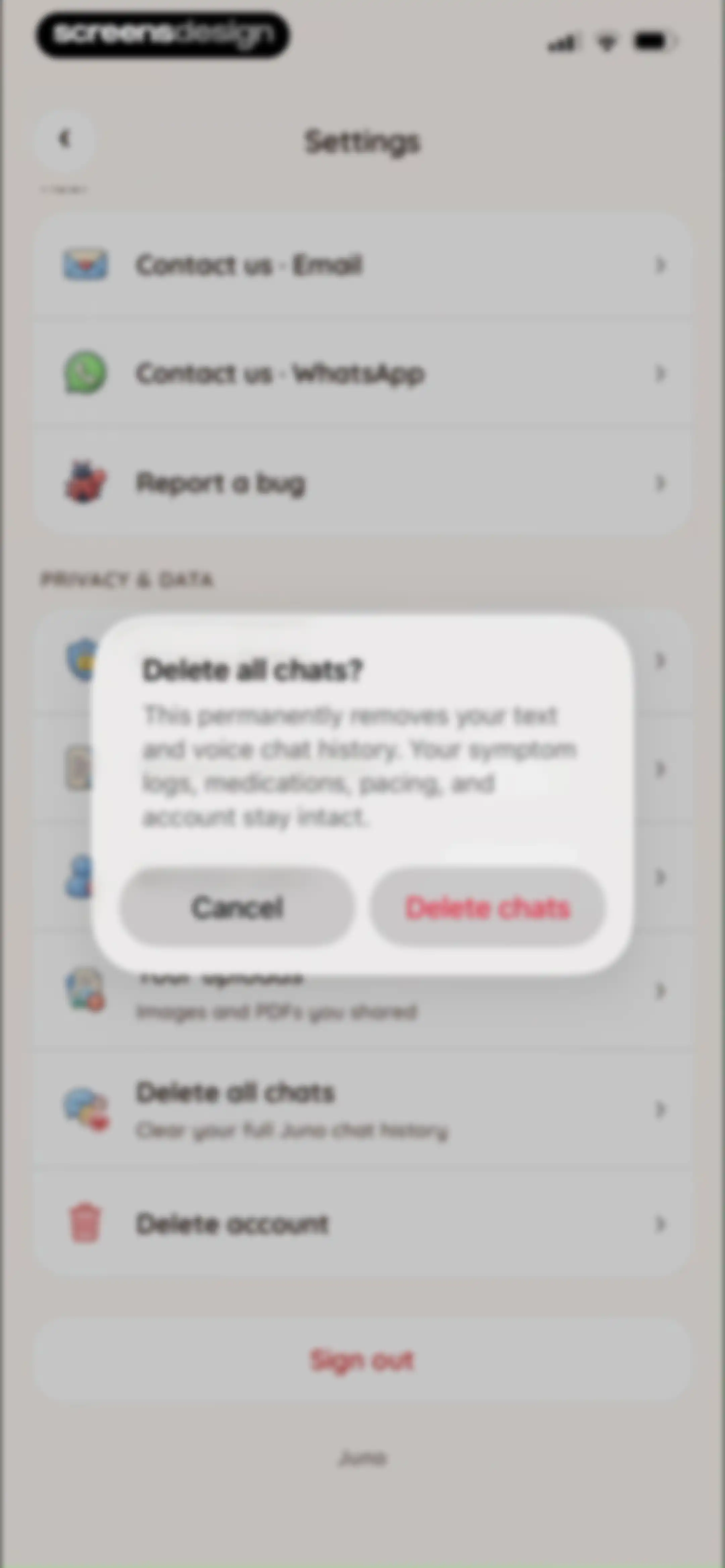 Juno: Chronic Illness Support screen 253
