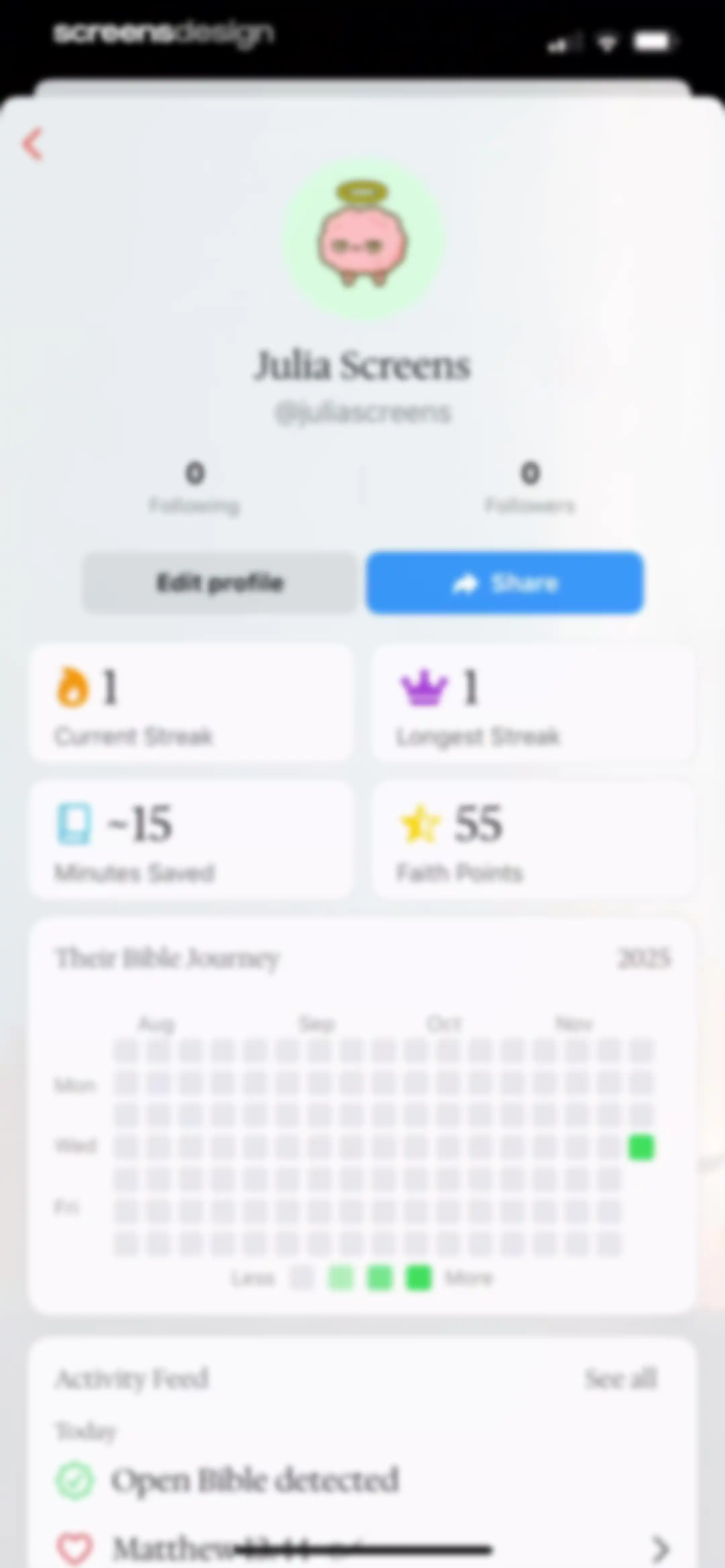 Bible Mode: Reduce Screen Time screen 70