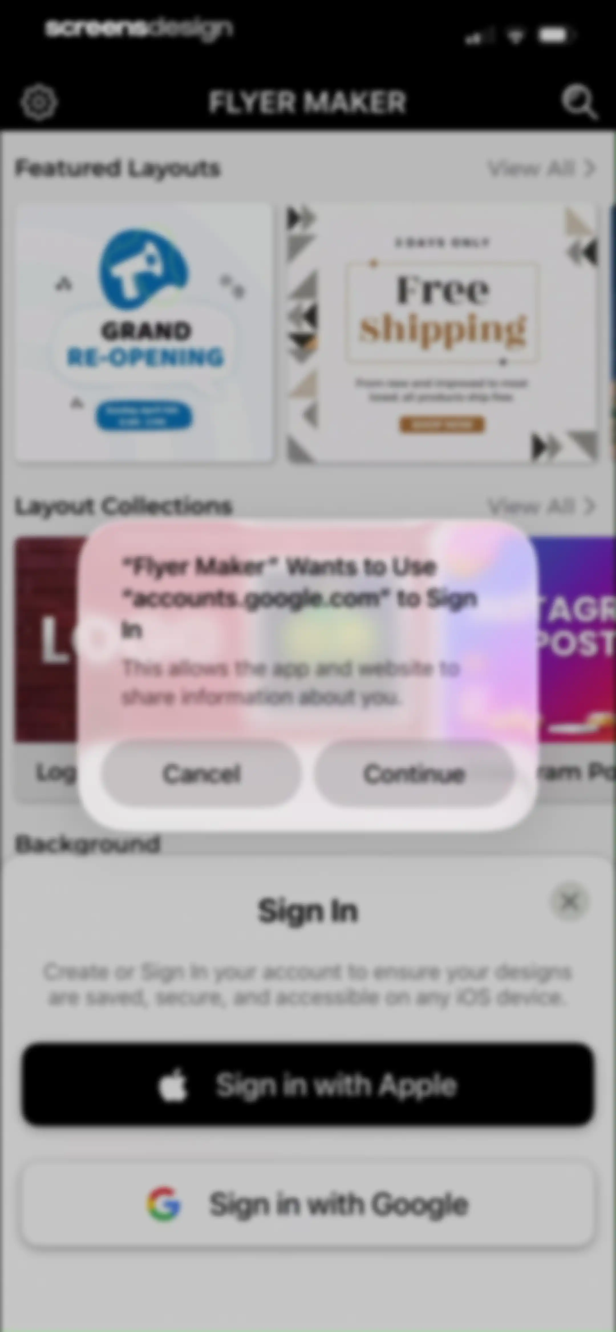 Flyer Maker + Poster Maker screen 124
