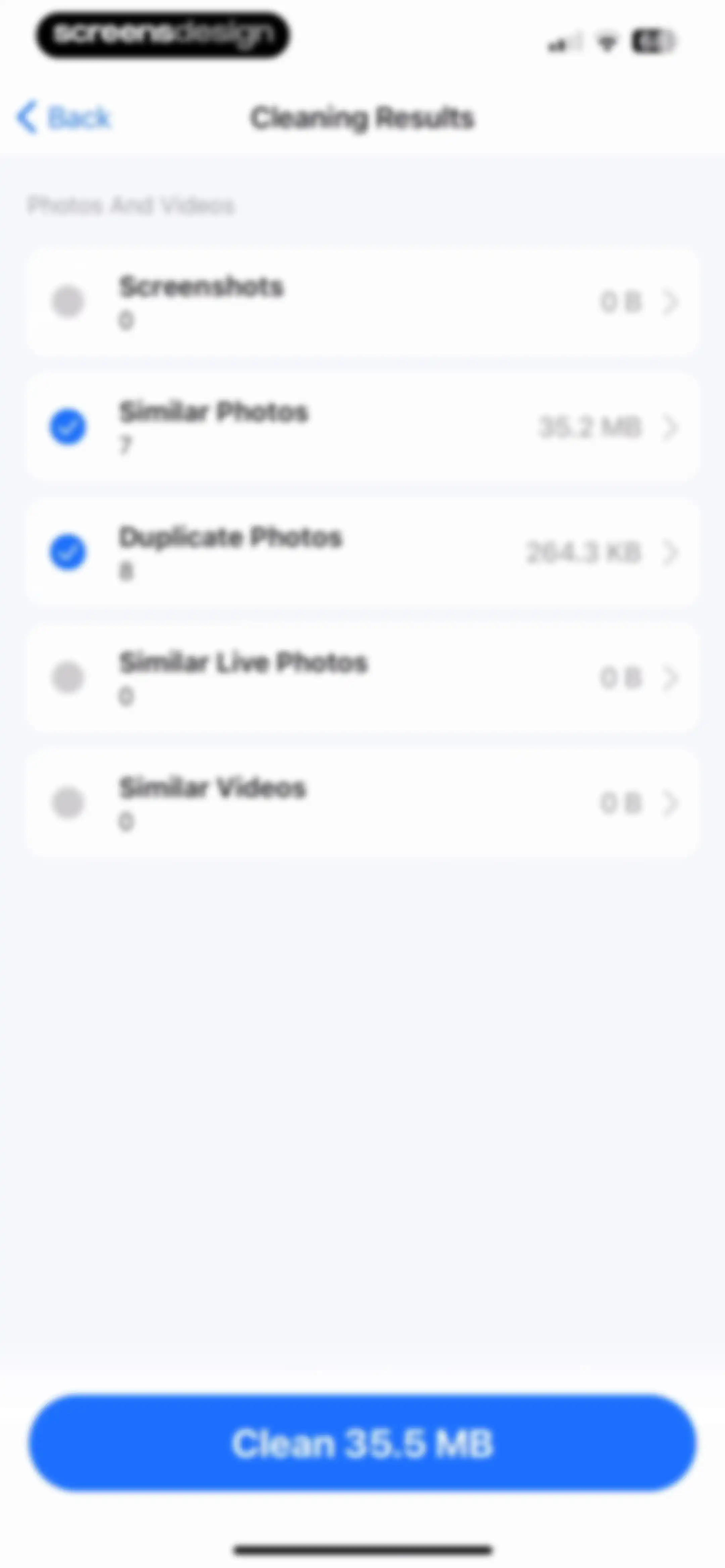 Cleaner Neat: Clean Up Storage screen 11