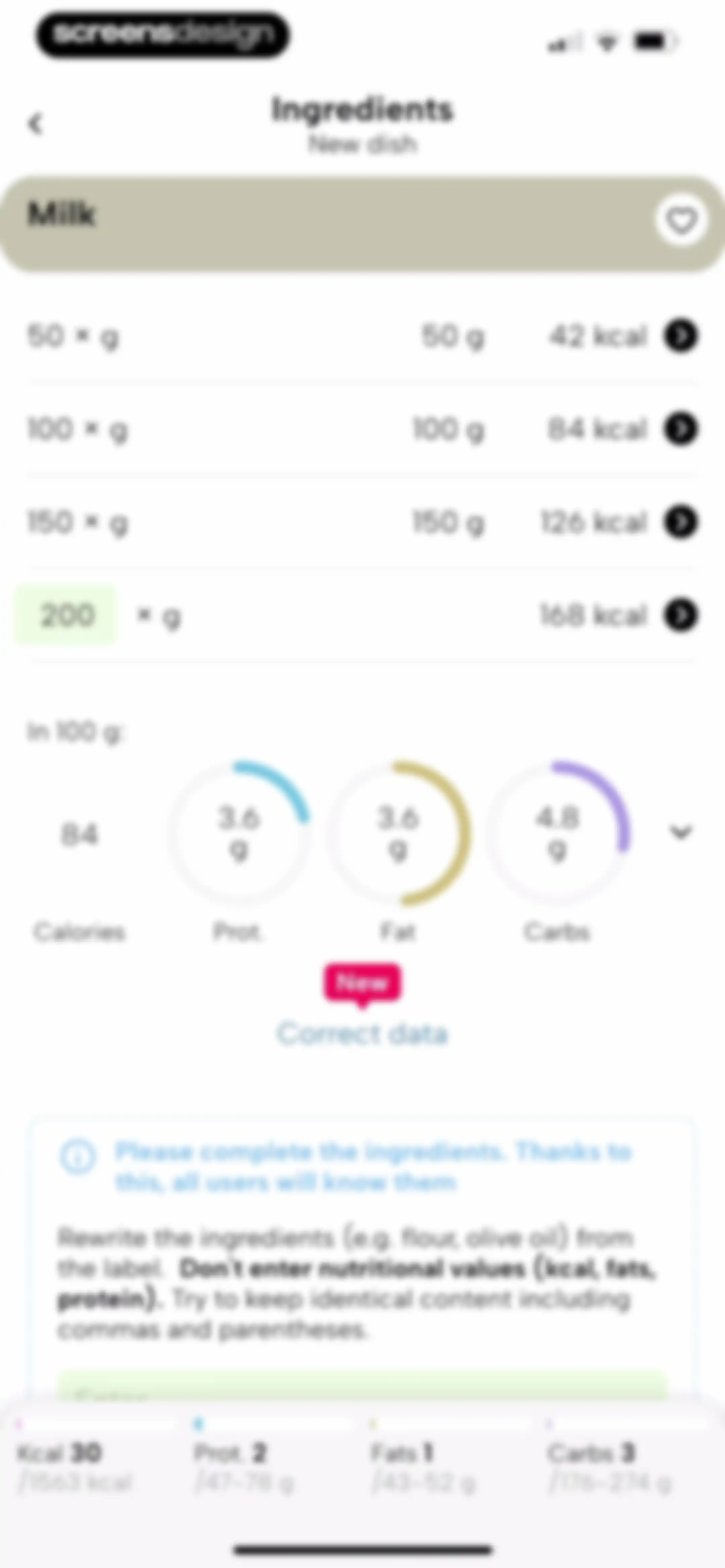 Fitatu AI Calorie Counter screen 101