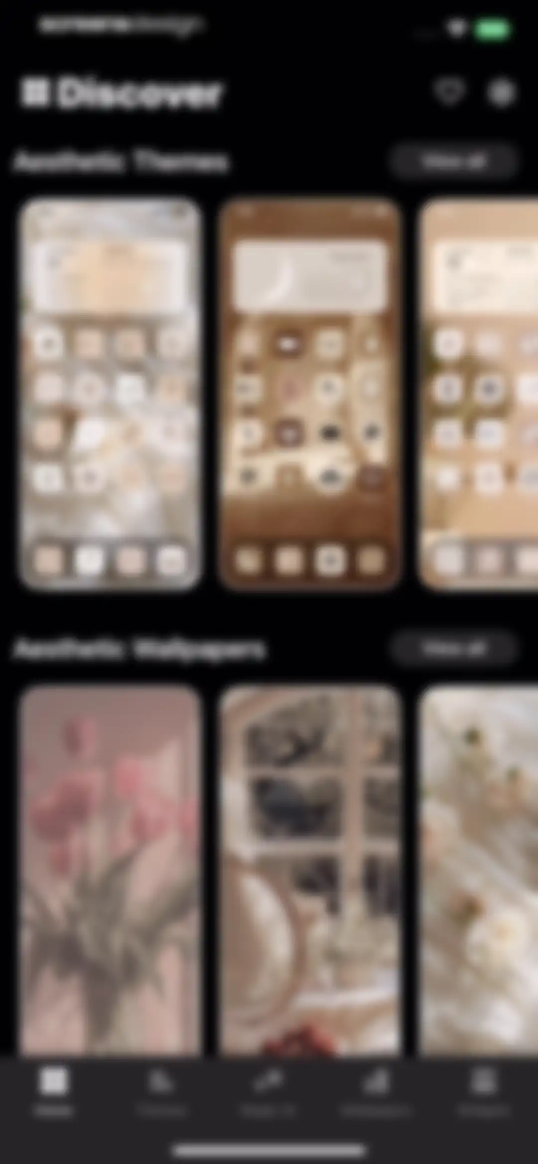 Aesthetic: App icons & Widgets screen 13