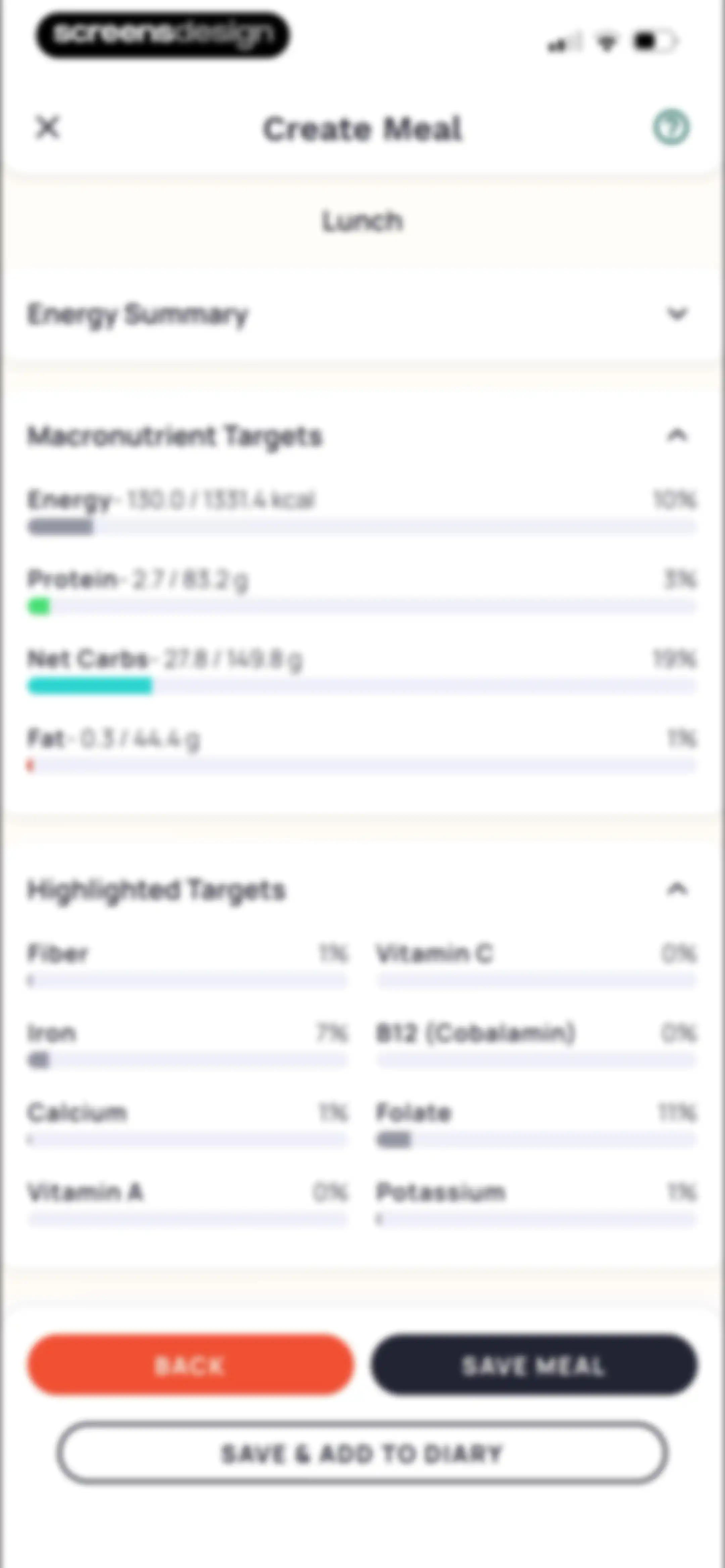 Cronometer: Calorie Counter screen 129