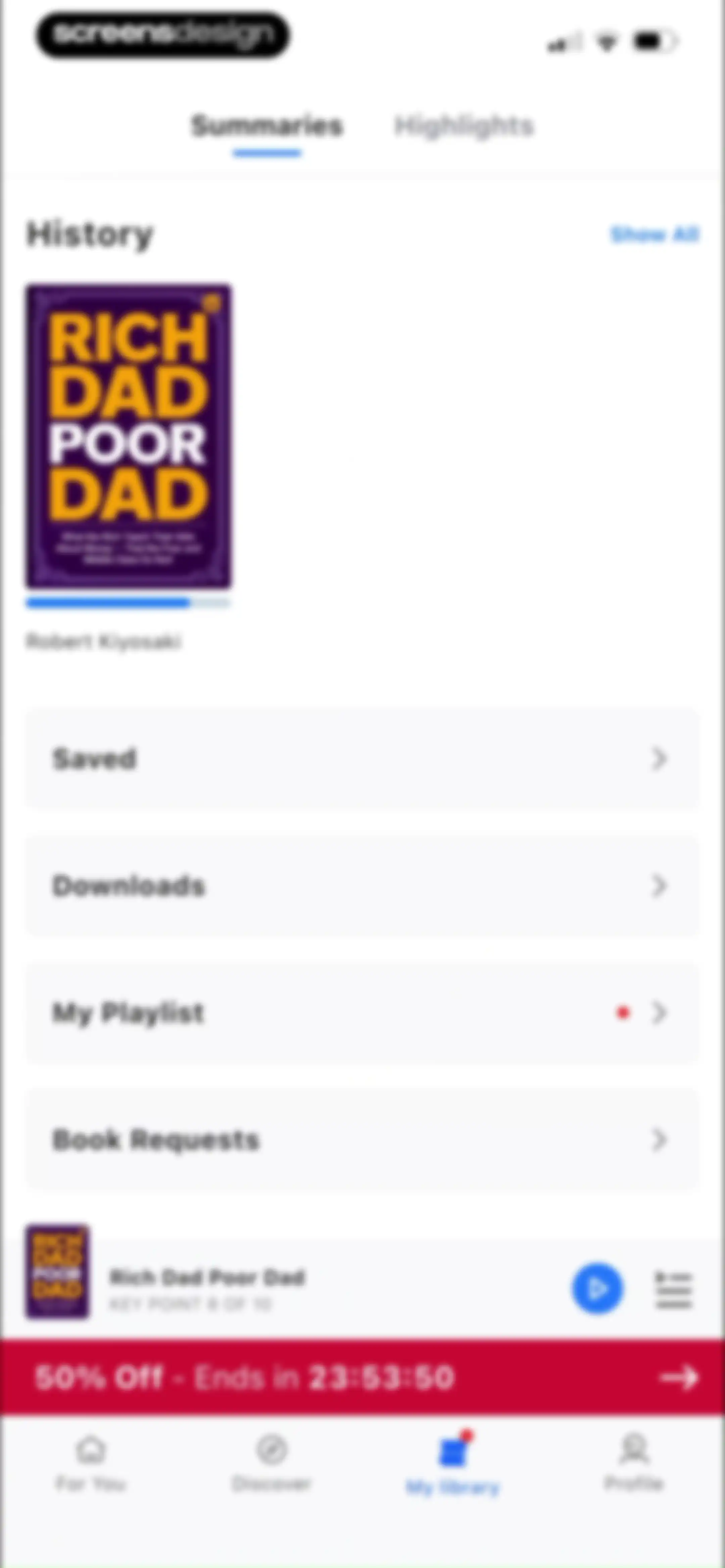 LeapAhead-Daily Book Cast screen 85