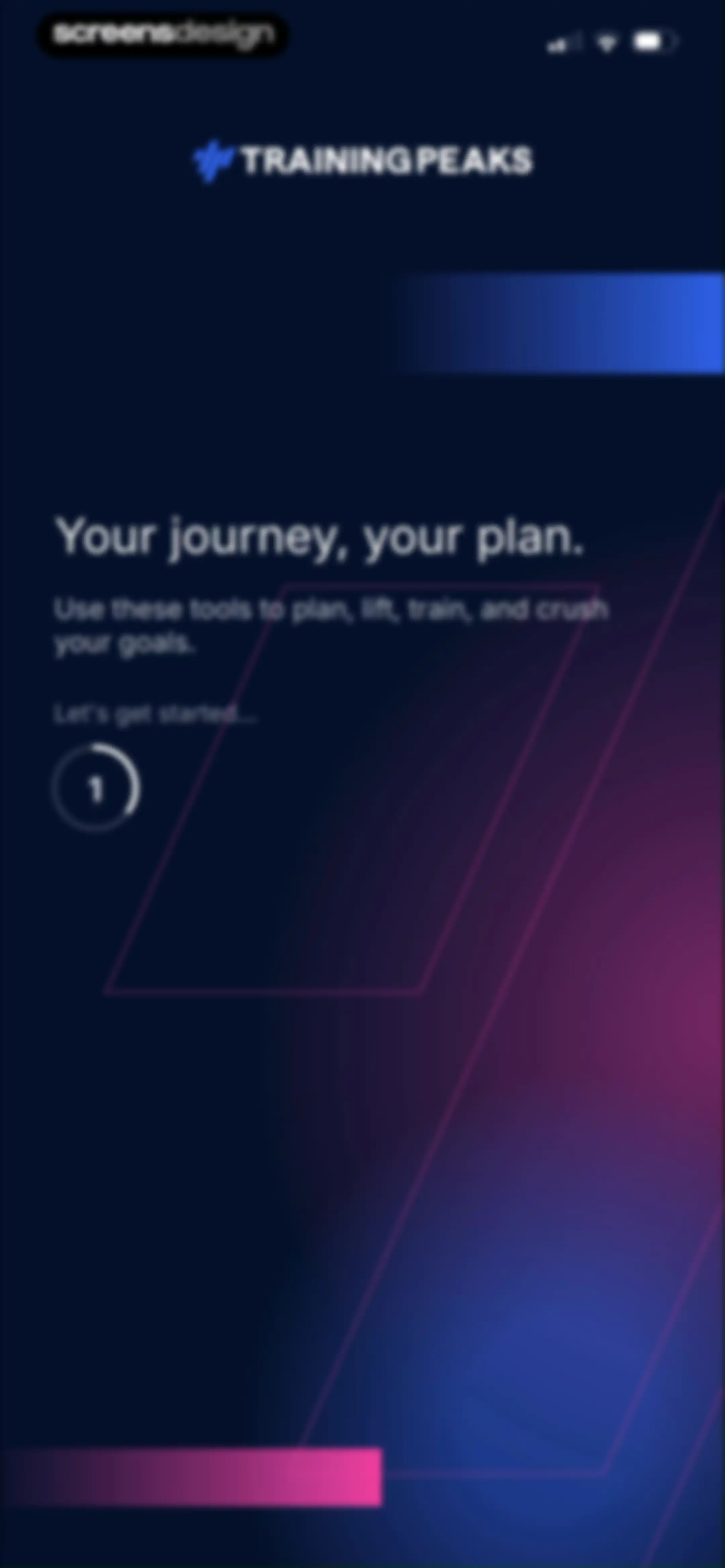TrainingPeaks: Plan Train Lift screen 13