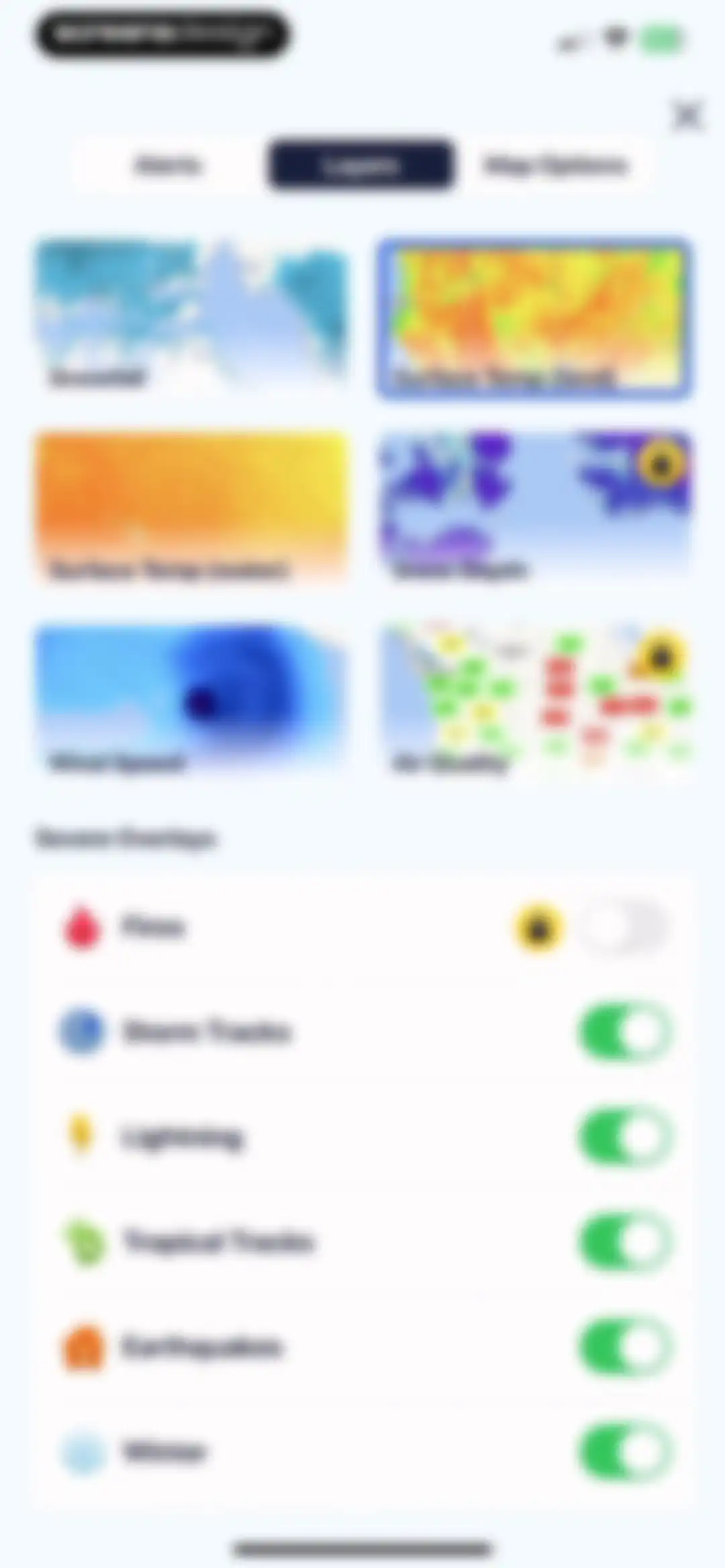 Weather Hi-Def Radar Forecast screen 40