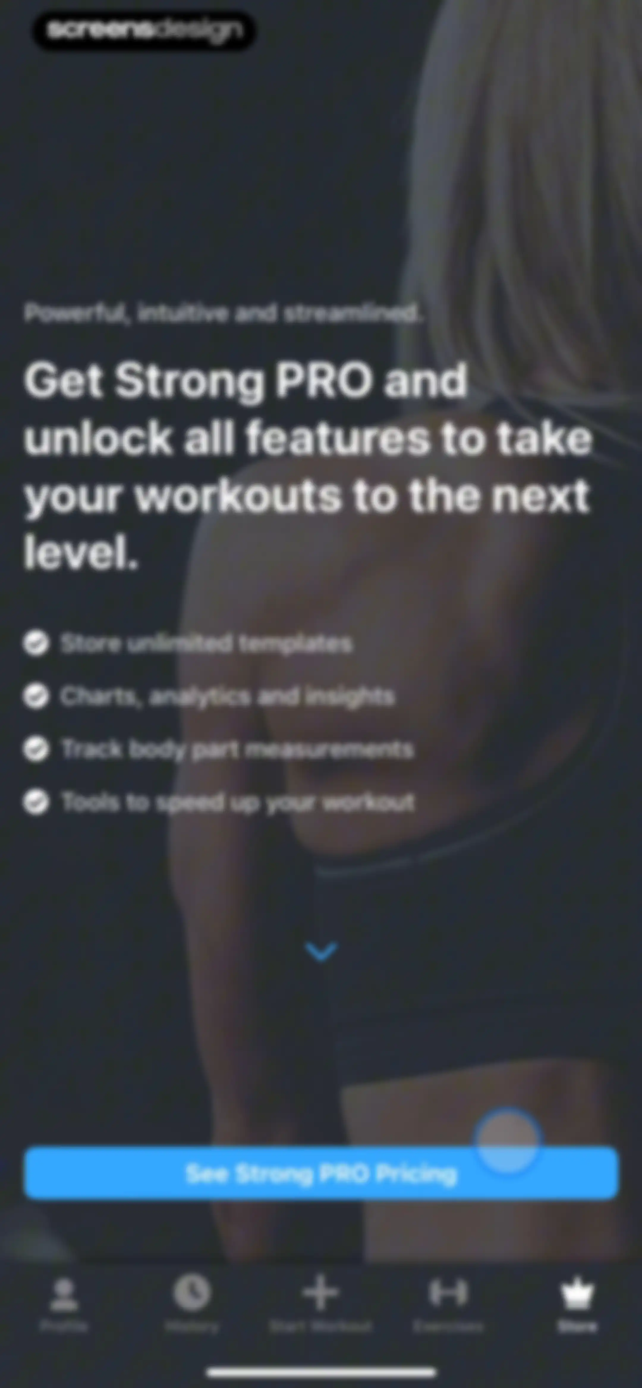 Strong Workout Tracker Gym Log screen 120