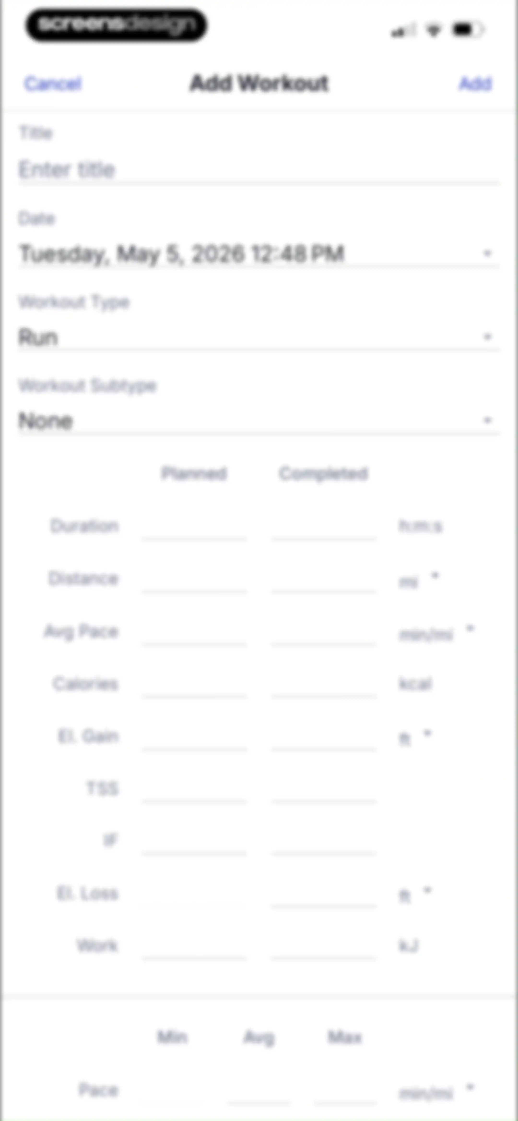 TrainingPeaks: Plan Train Lift screen 22