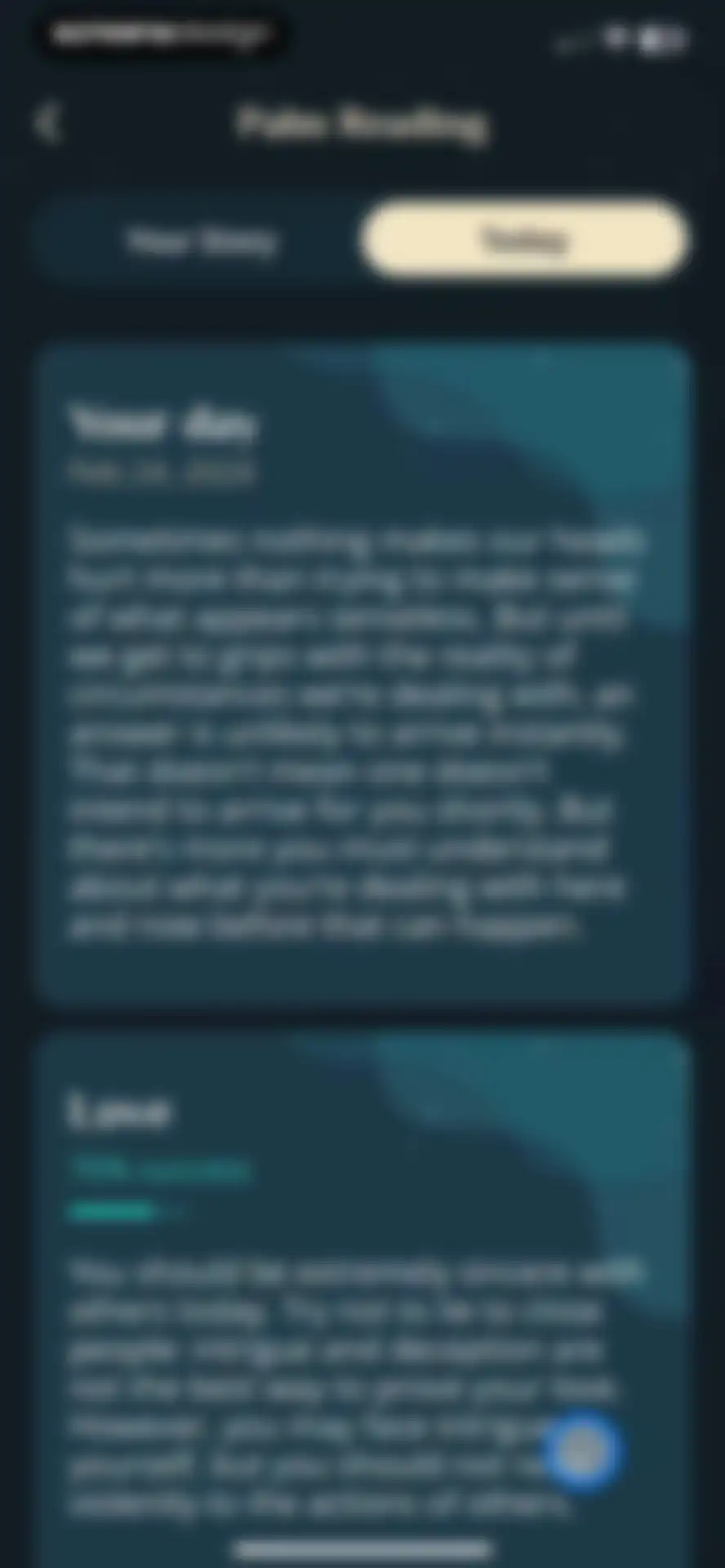 Daily Astrology Horoscope screen 42