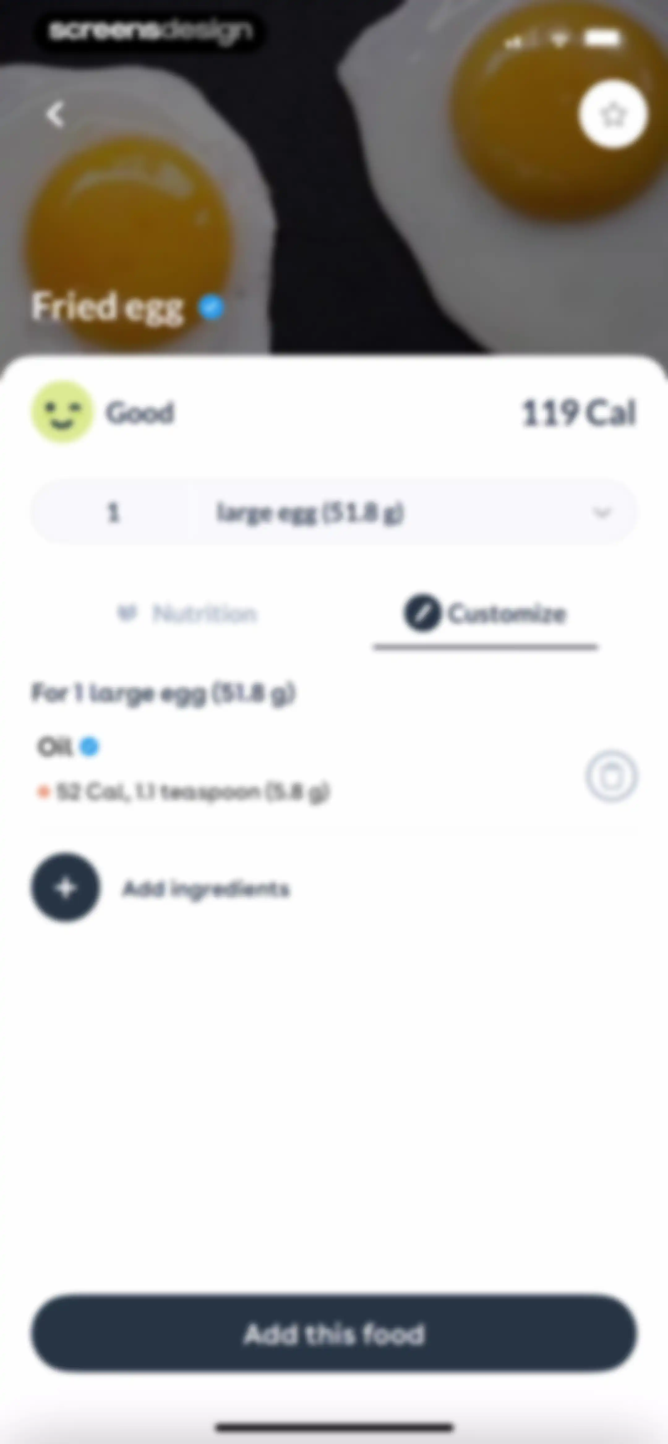 Foodvisor - AI Calorie Counter screen 113