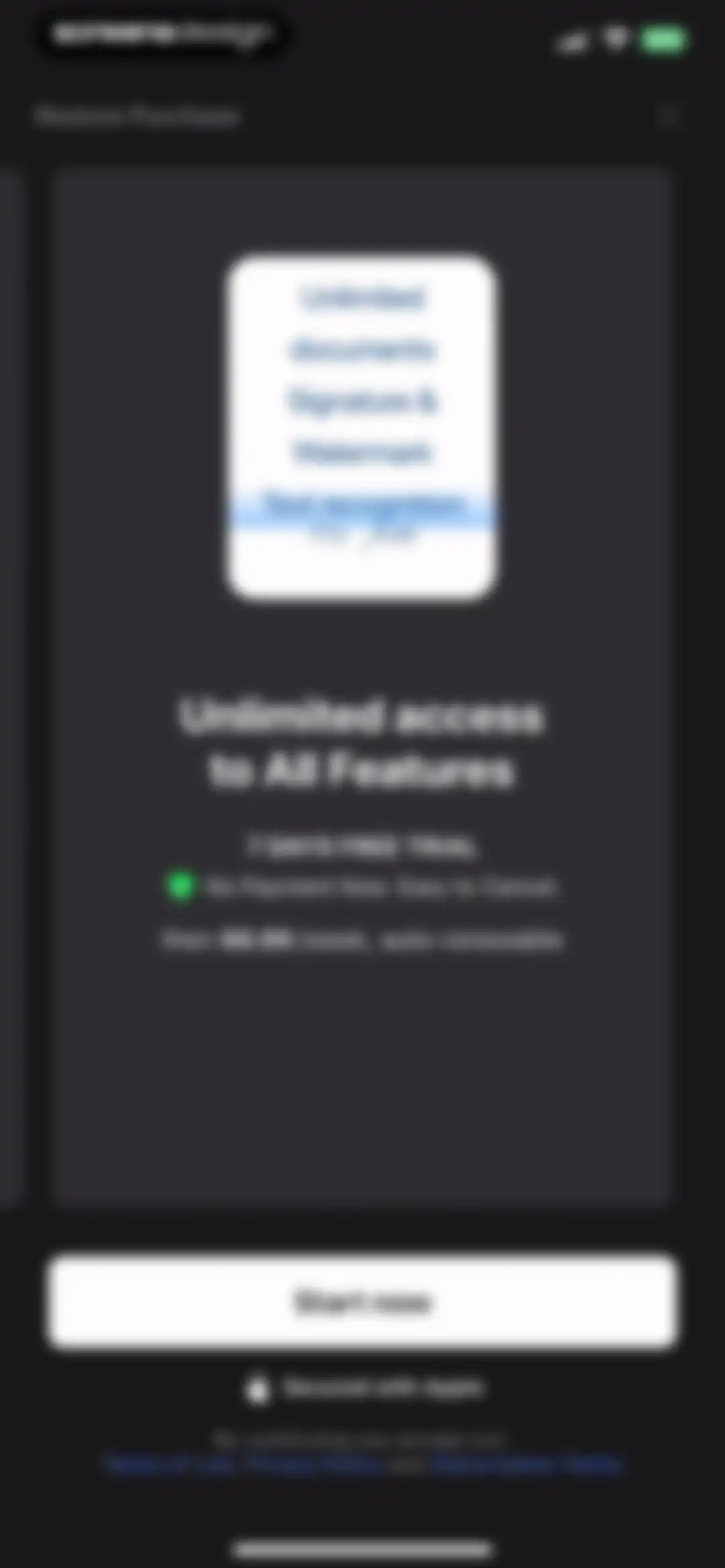 xScan : Document Scanner App screen 5
