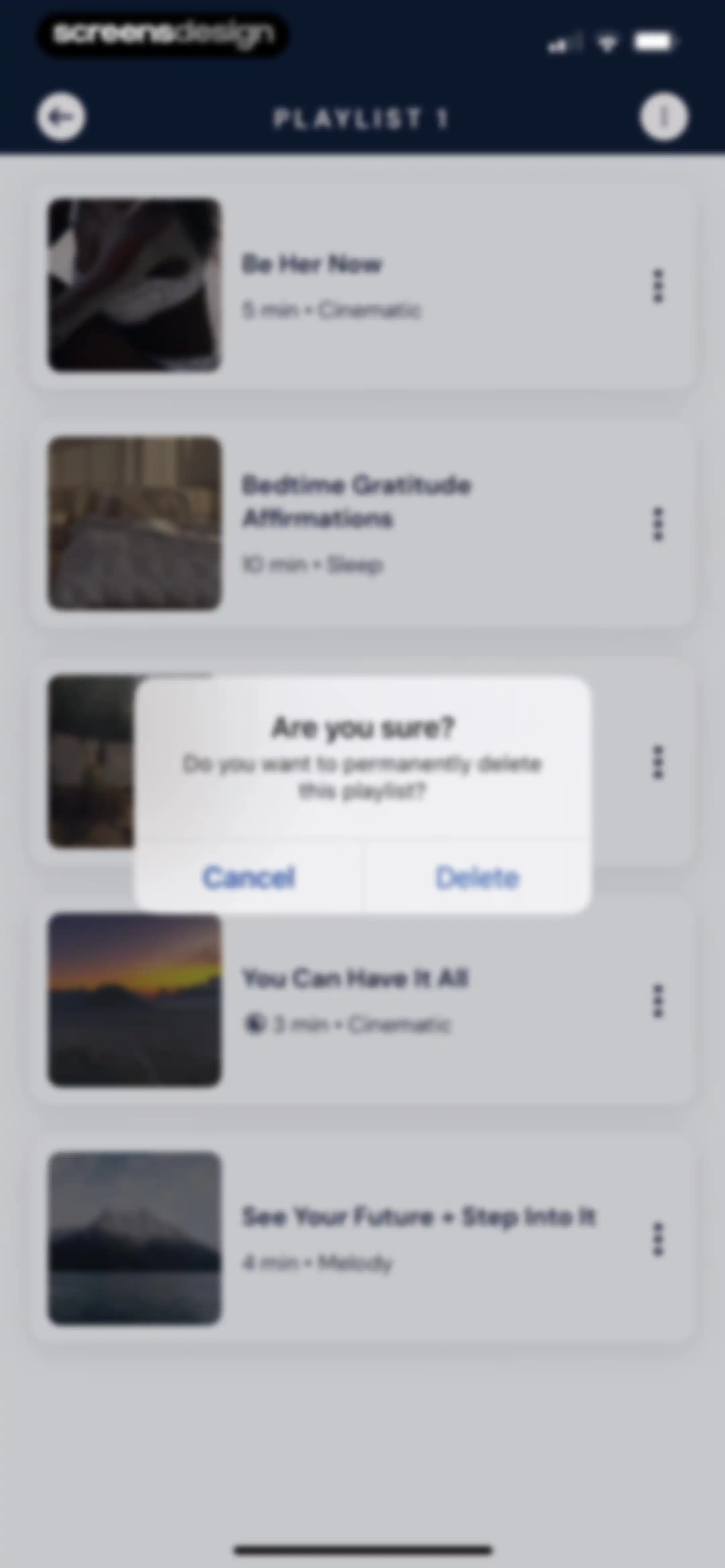 Activations: Daily Motivation screen 95