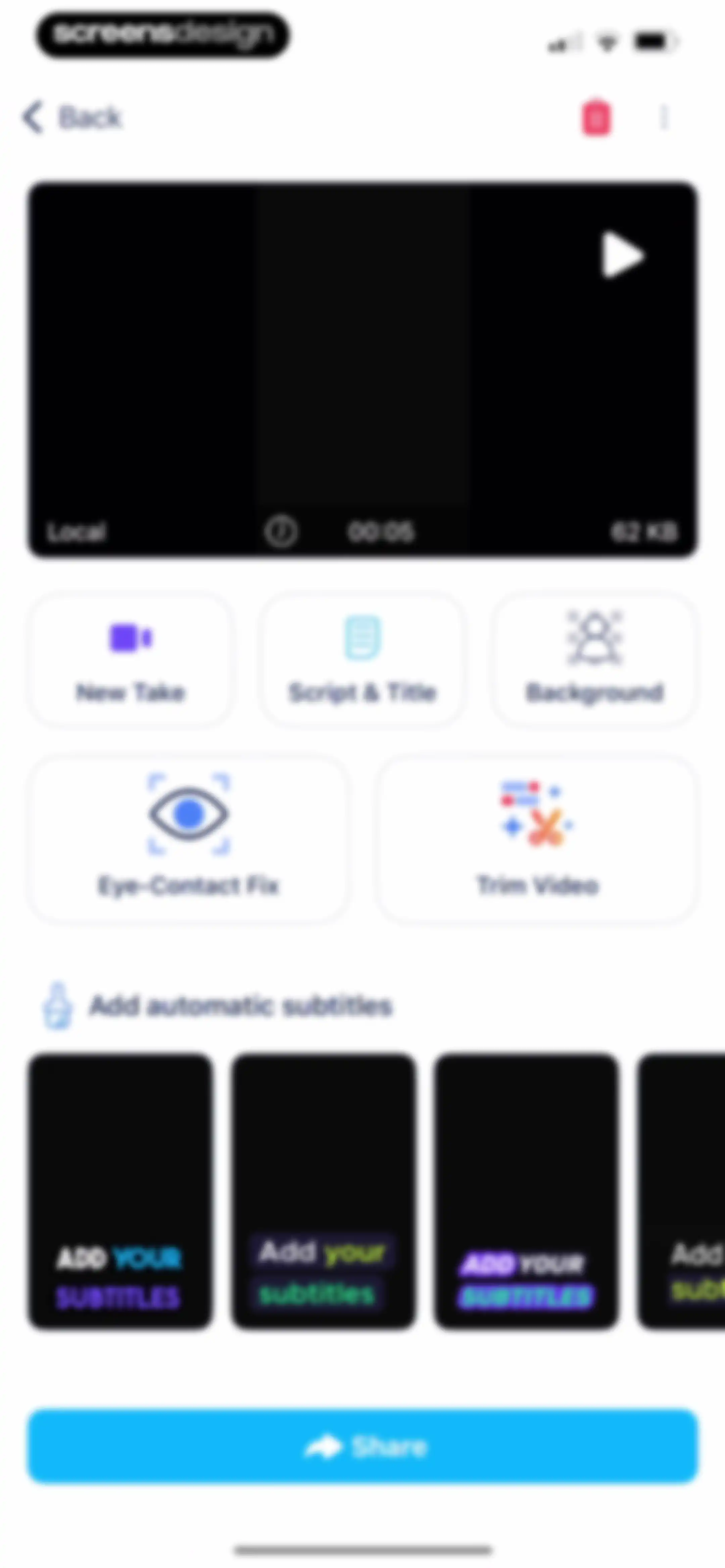 BIGVU Teleprompter Captions AI screen 48