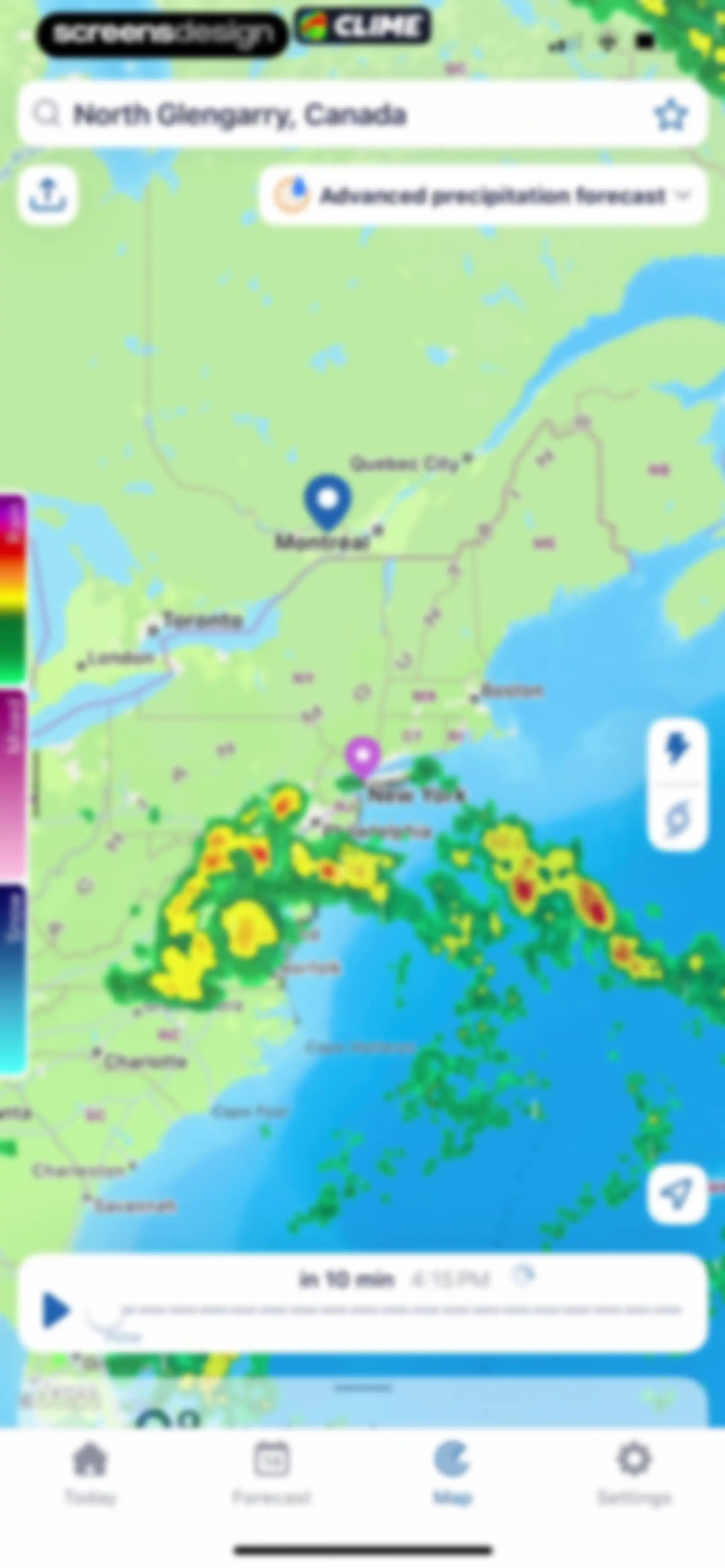 Clime: NOAA Weather Radar Live screen 50