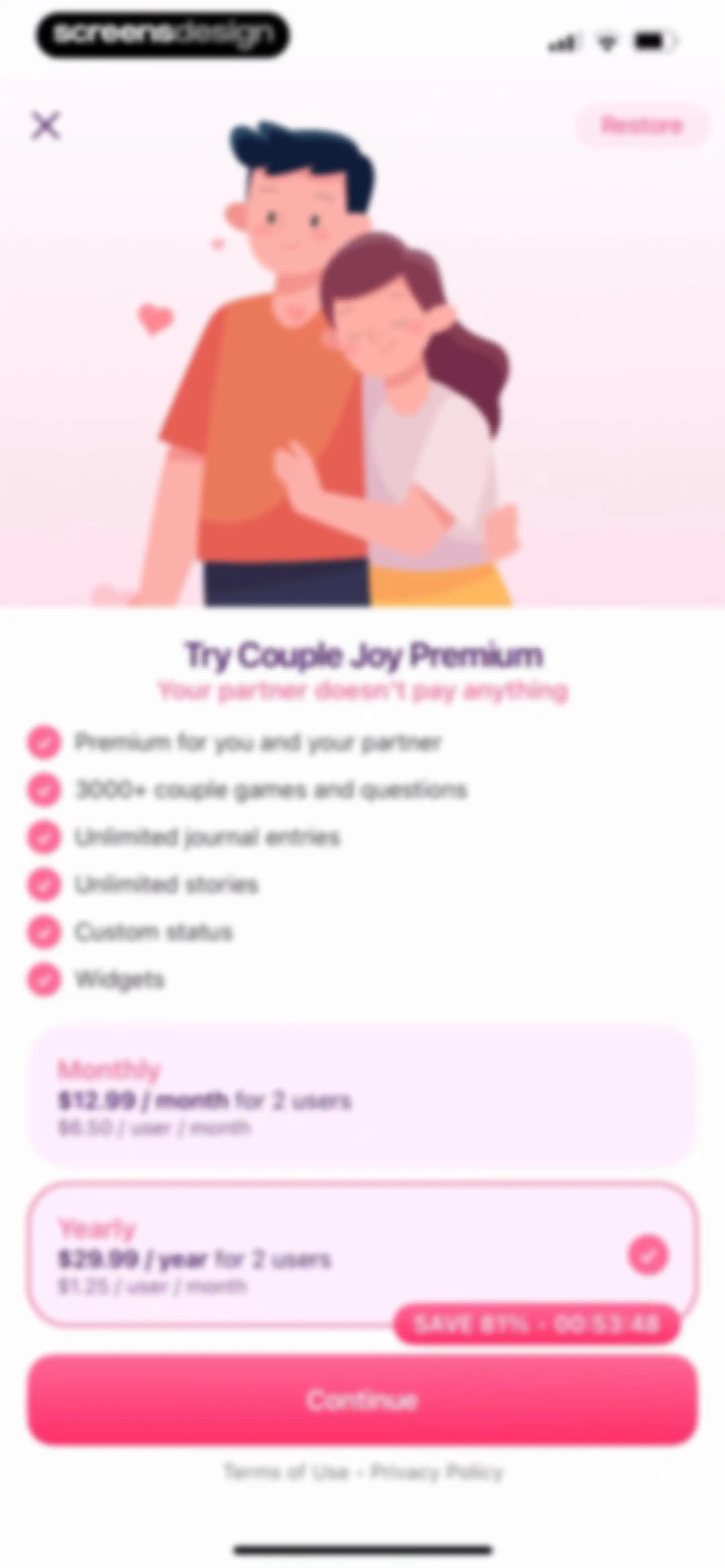 Couple Joy - Relationship App screen 87