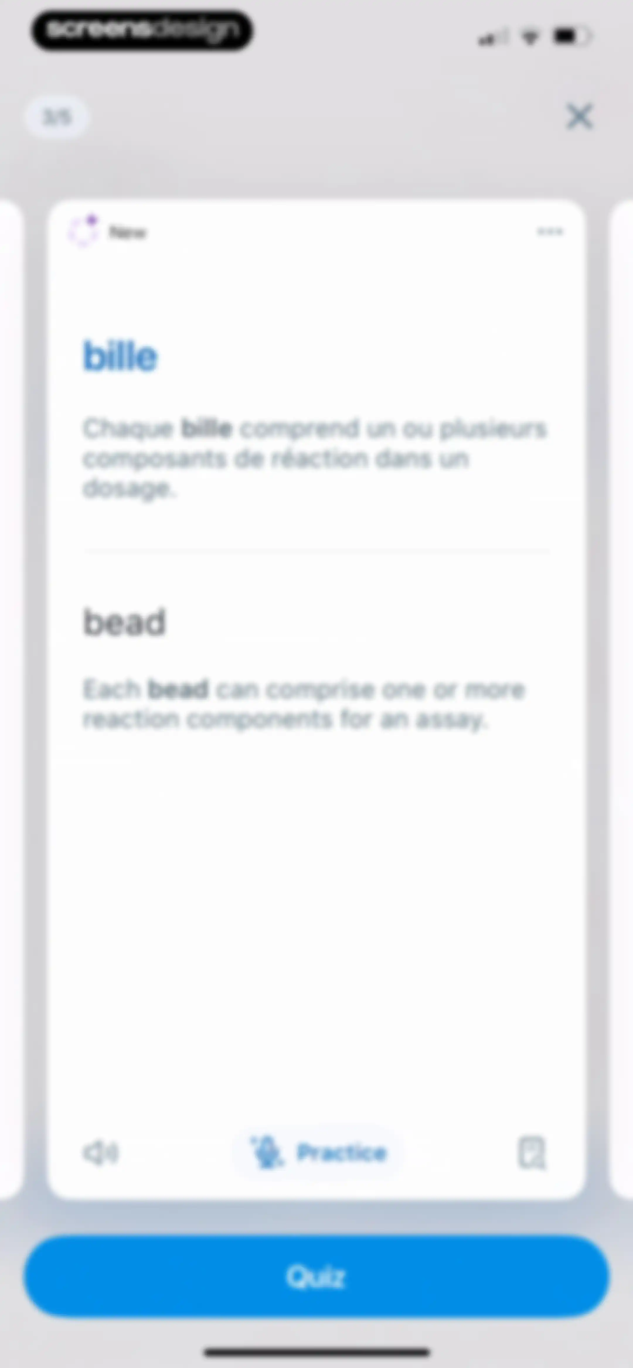 Reverso translate and learn screen 76