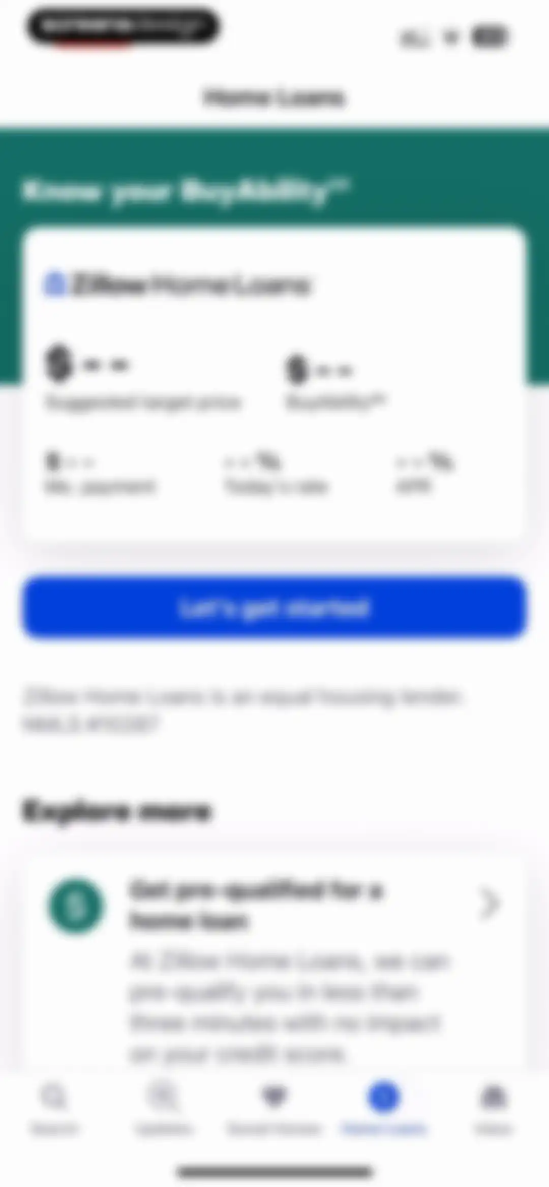Zillow Real Estate & Rentals screen 164
