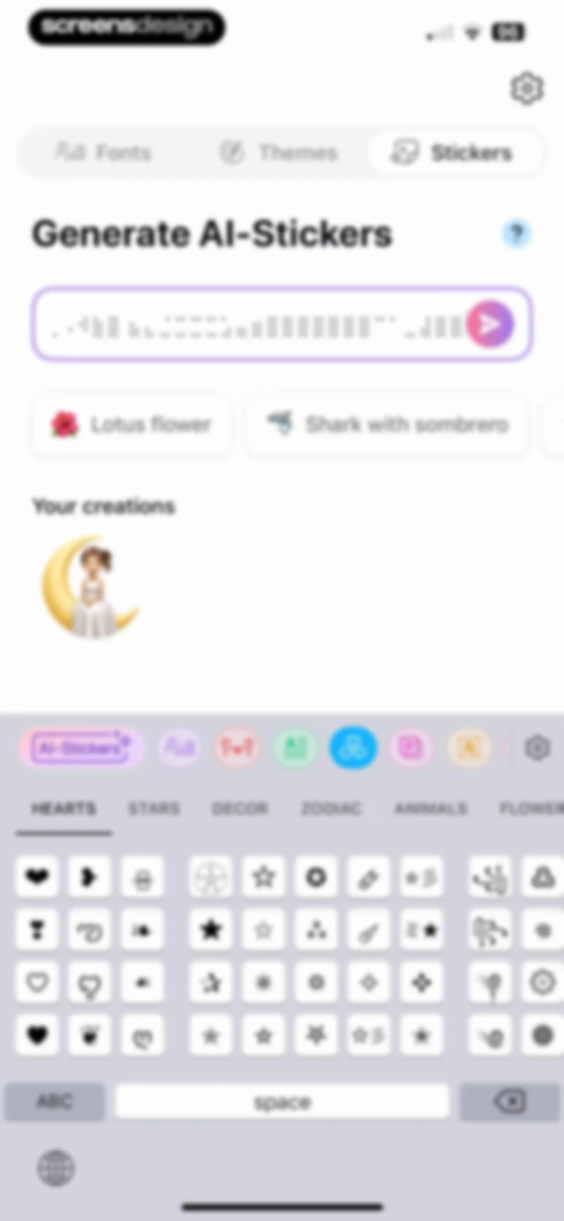 Fonts - AI Stickers screen 29
