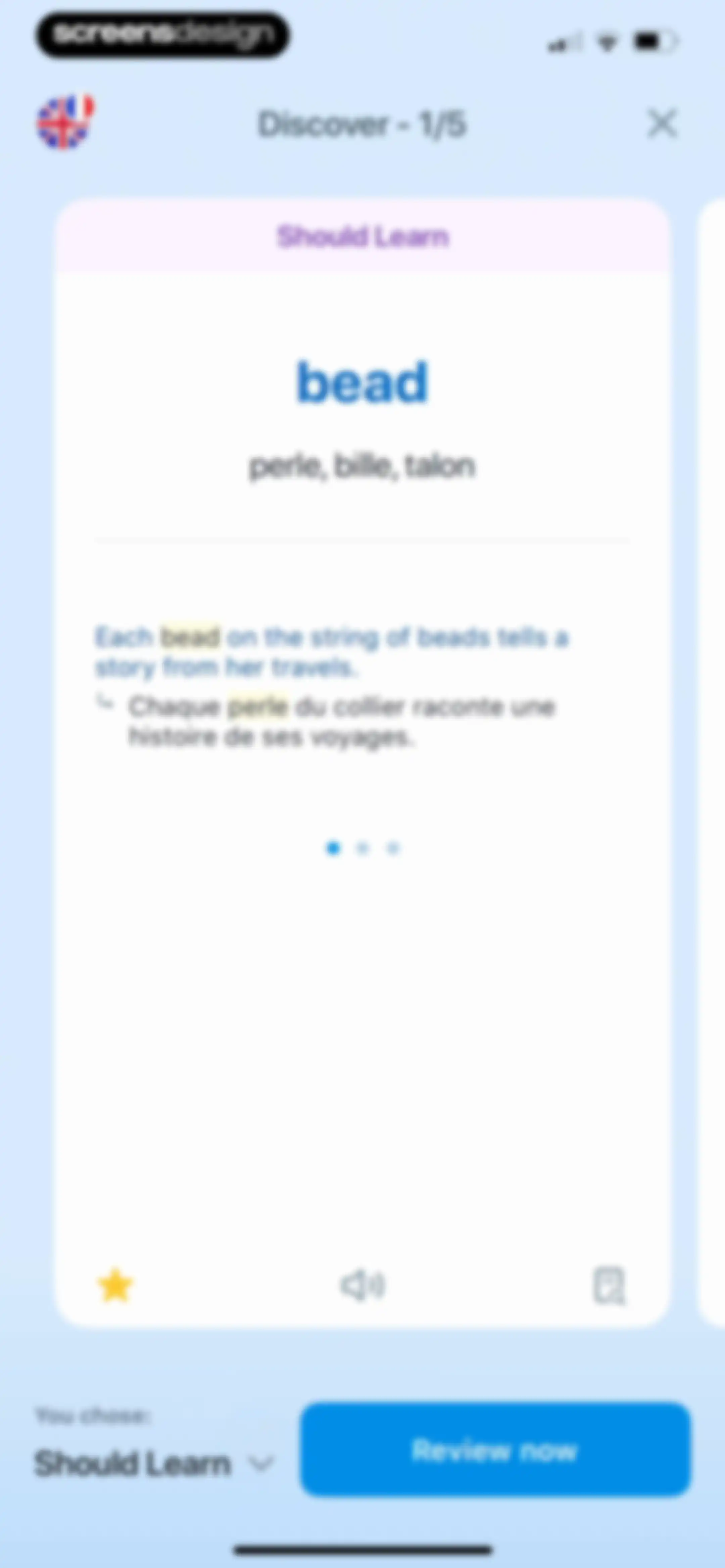 Reverso translate and learn screen 67