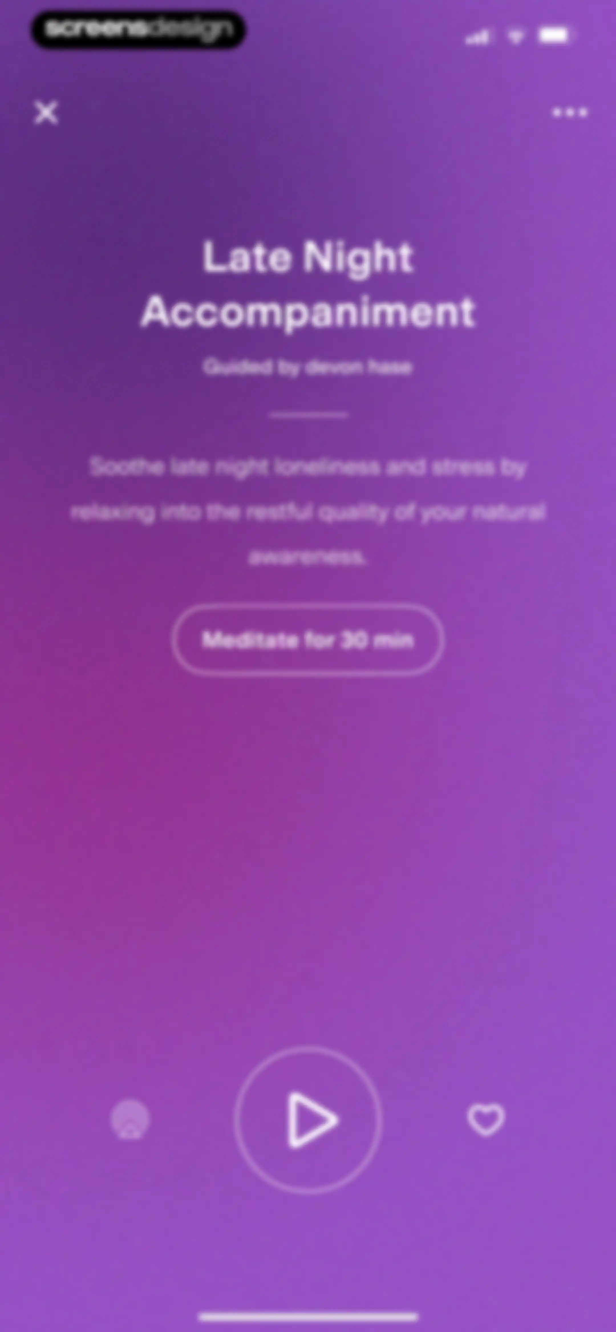 Happier Meditation screen 110