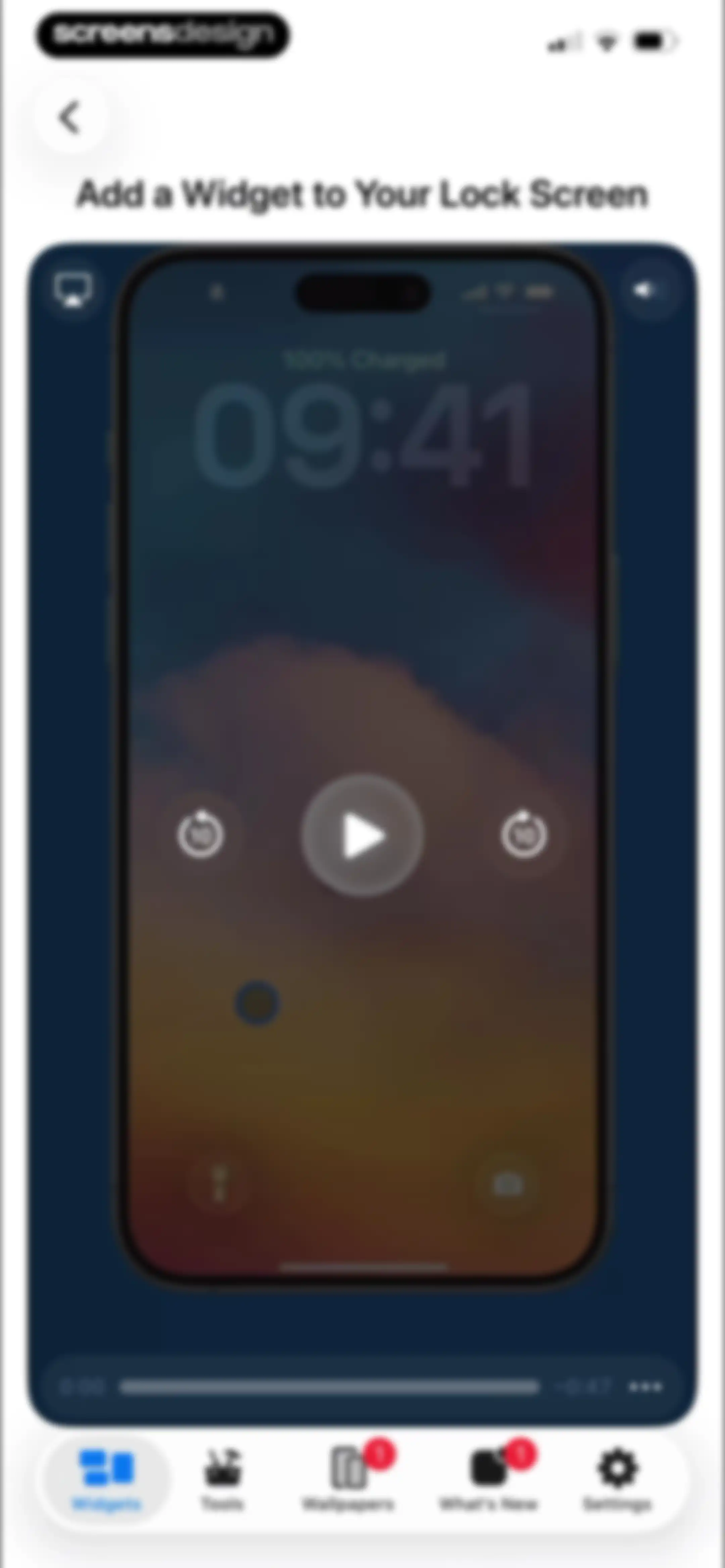 Widgetsmith screen 26