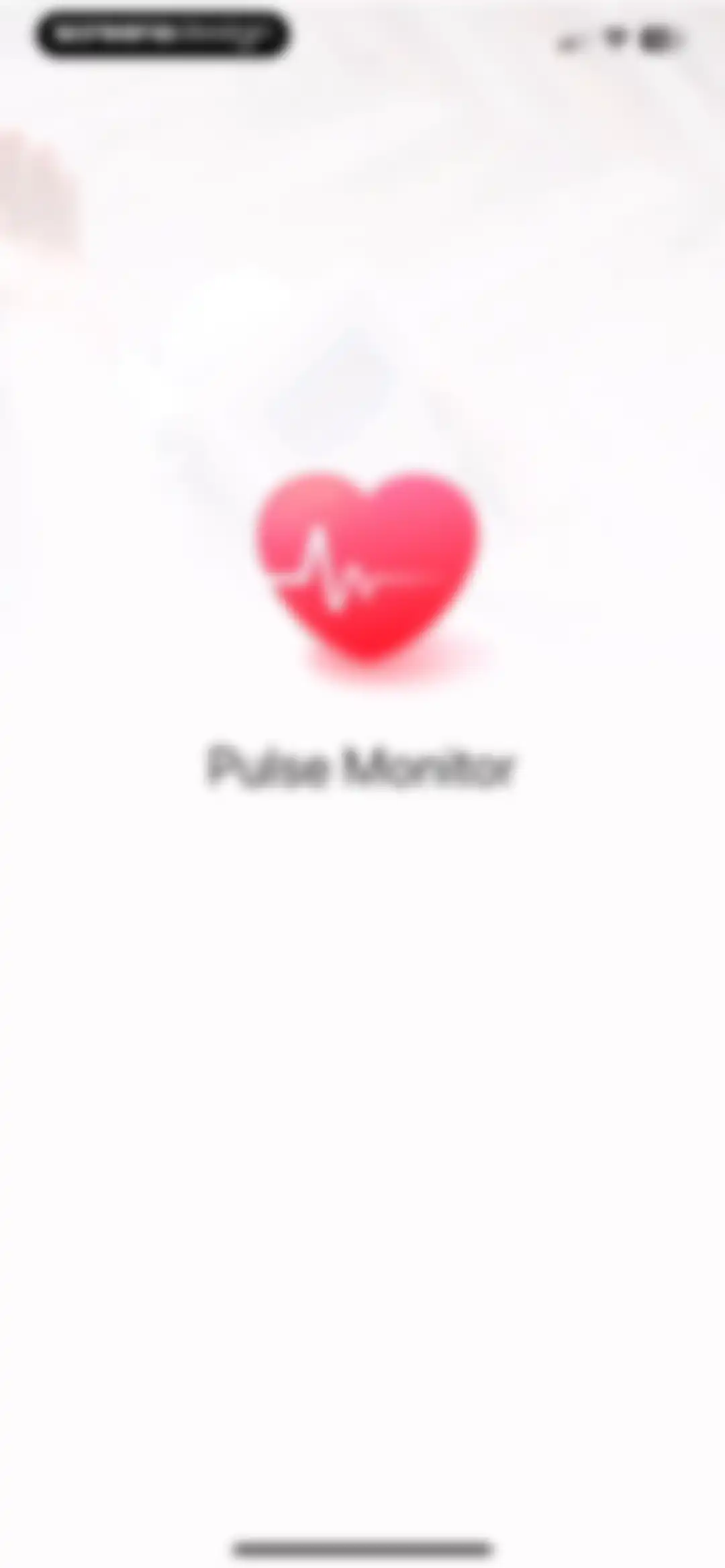 My Pulse: Heart Rate Monitor screen 1