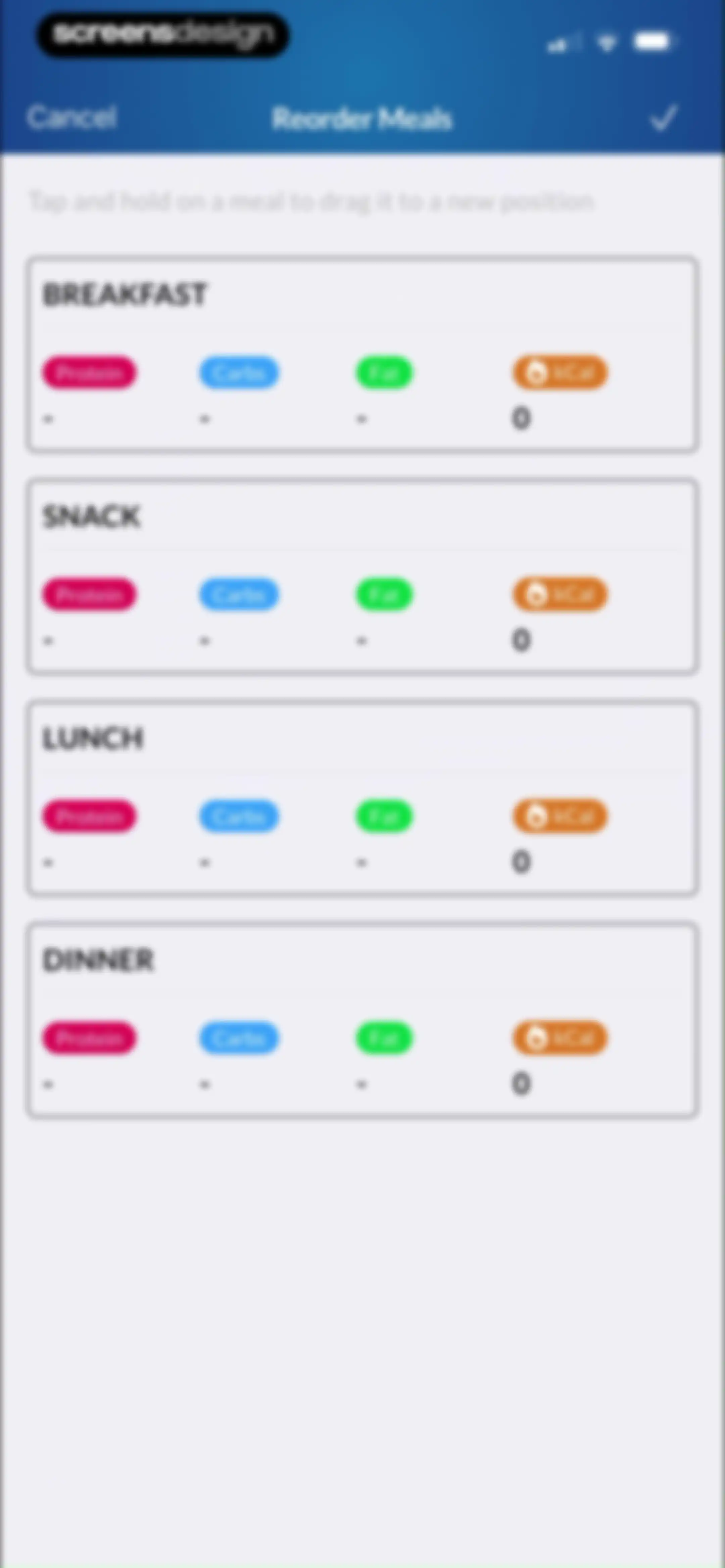 MacrosFirst - Macro Tracker screen 108