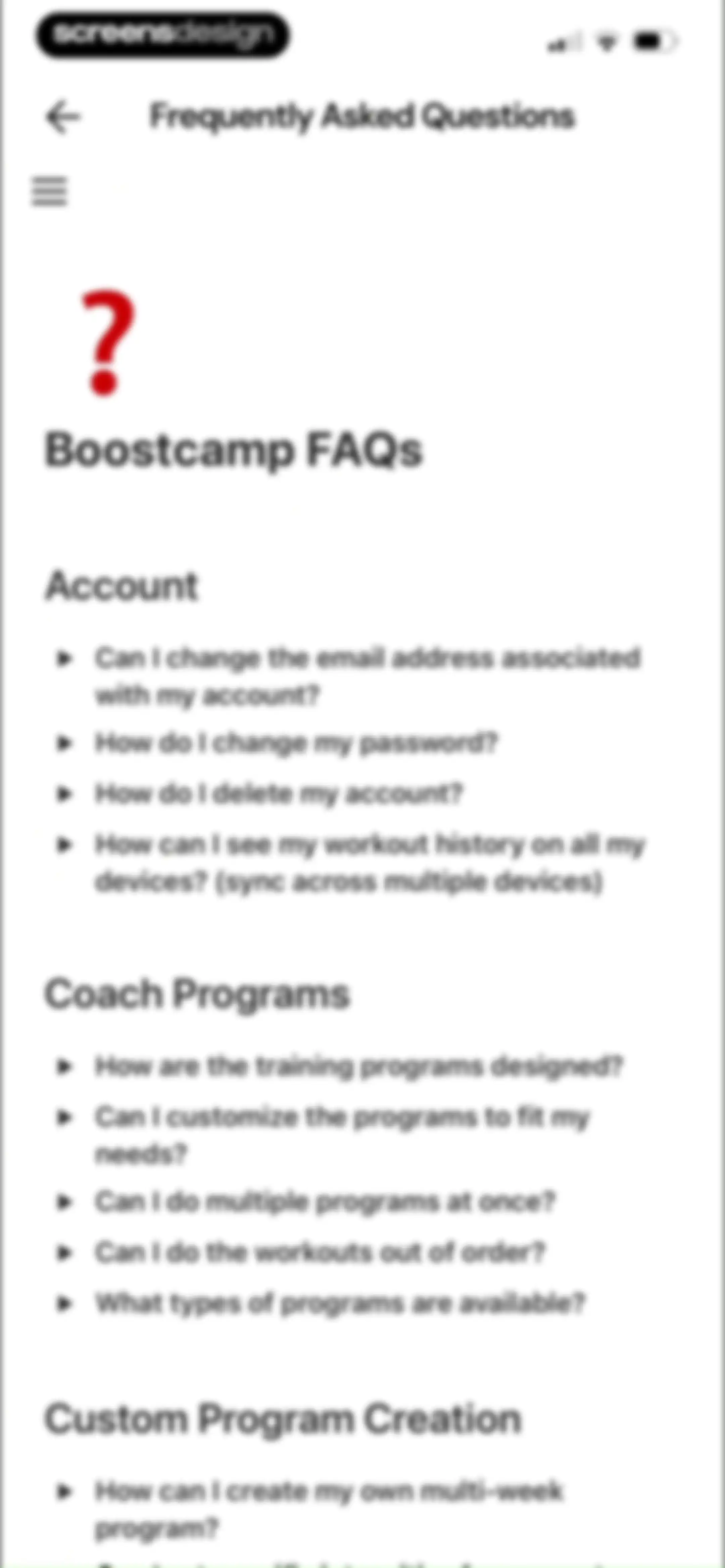 Boostcamp: Workout Programs screen 193