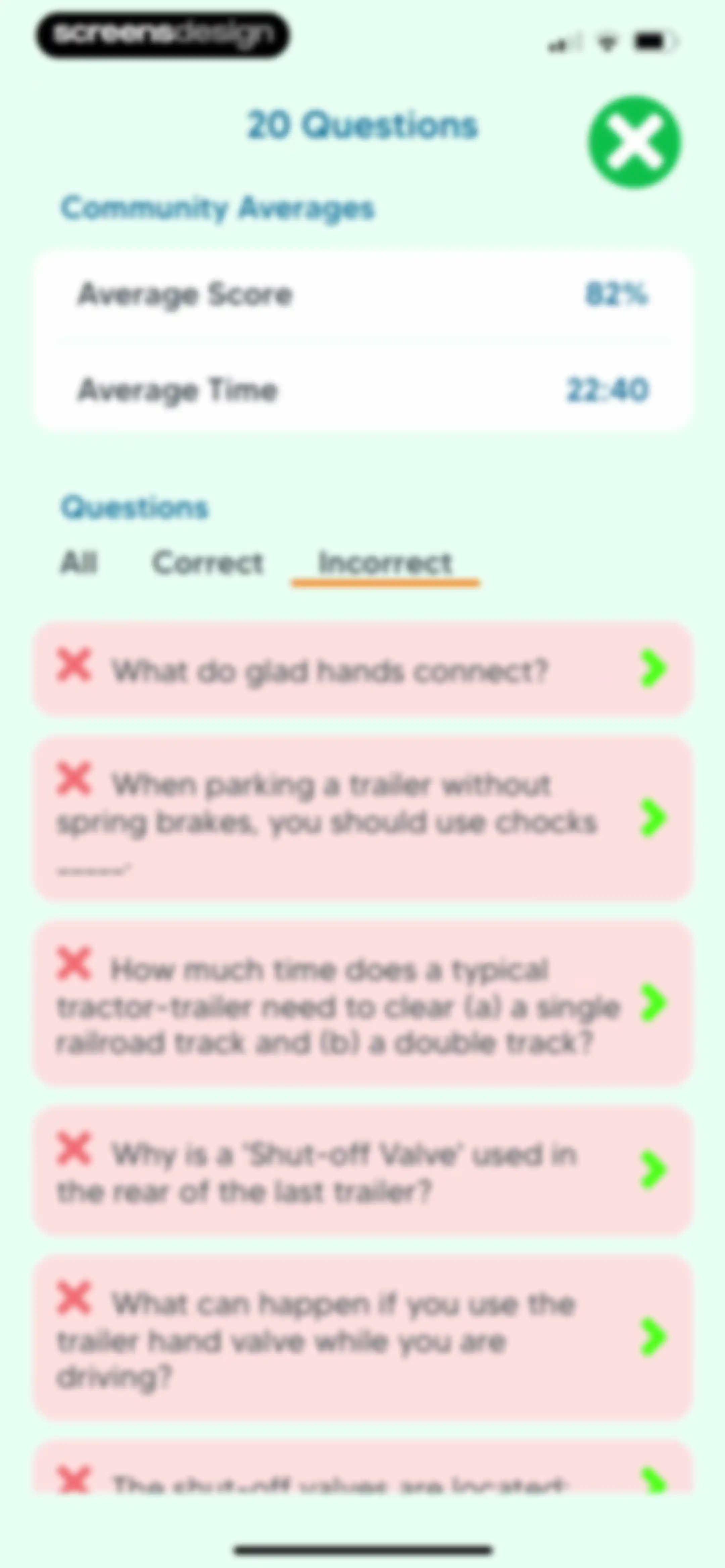 CDL Prep Practice Test: 2026 screen 43