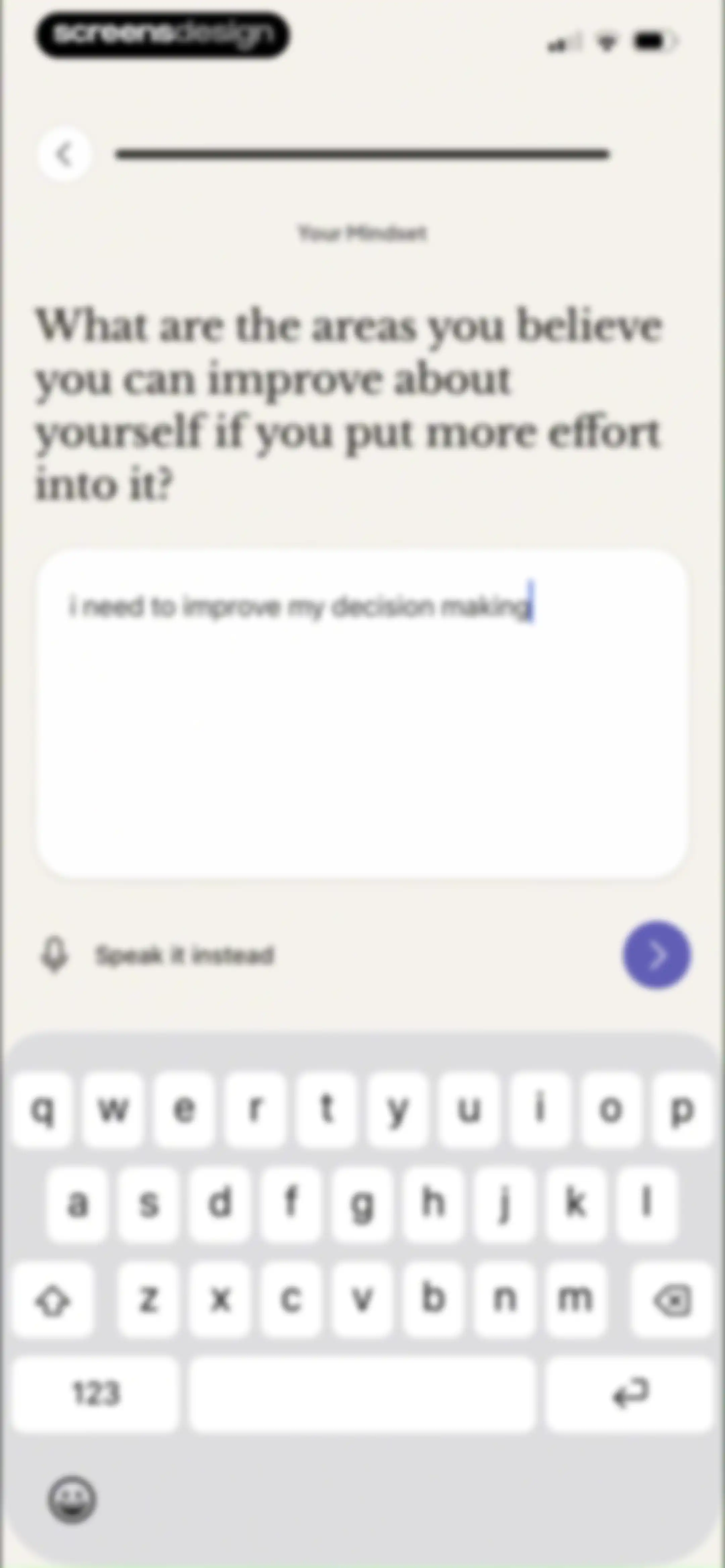 Purpose: AI Mentor & Coach screen 59