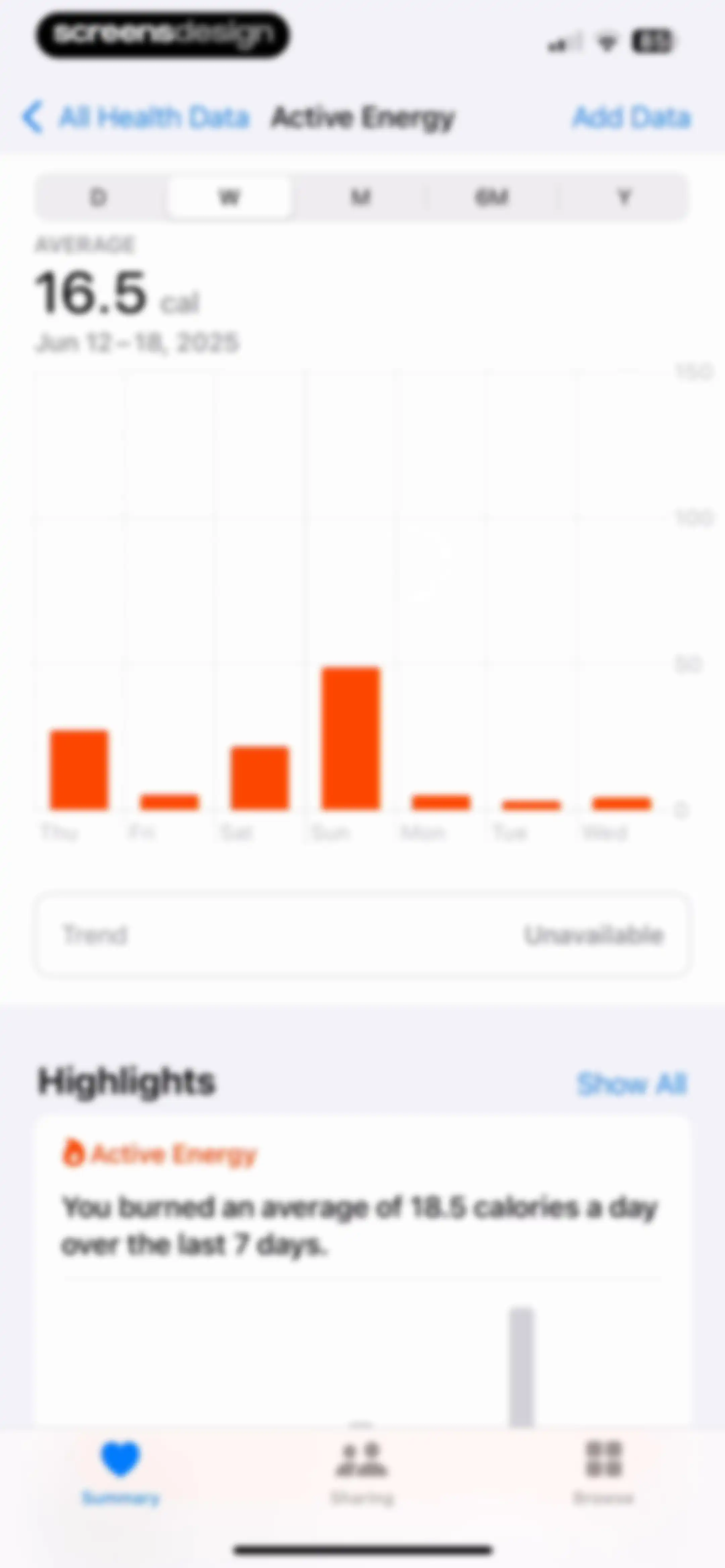 Apple Health screen 49