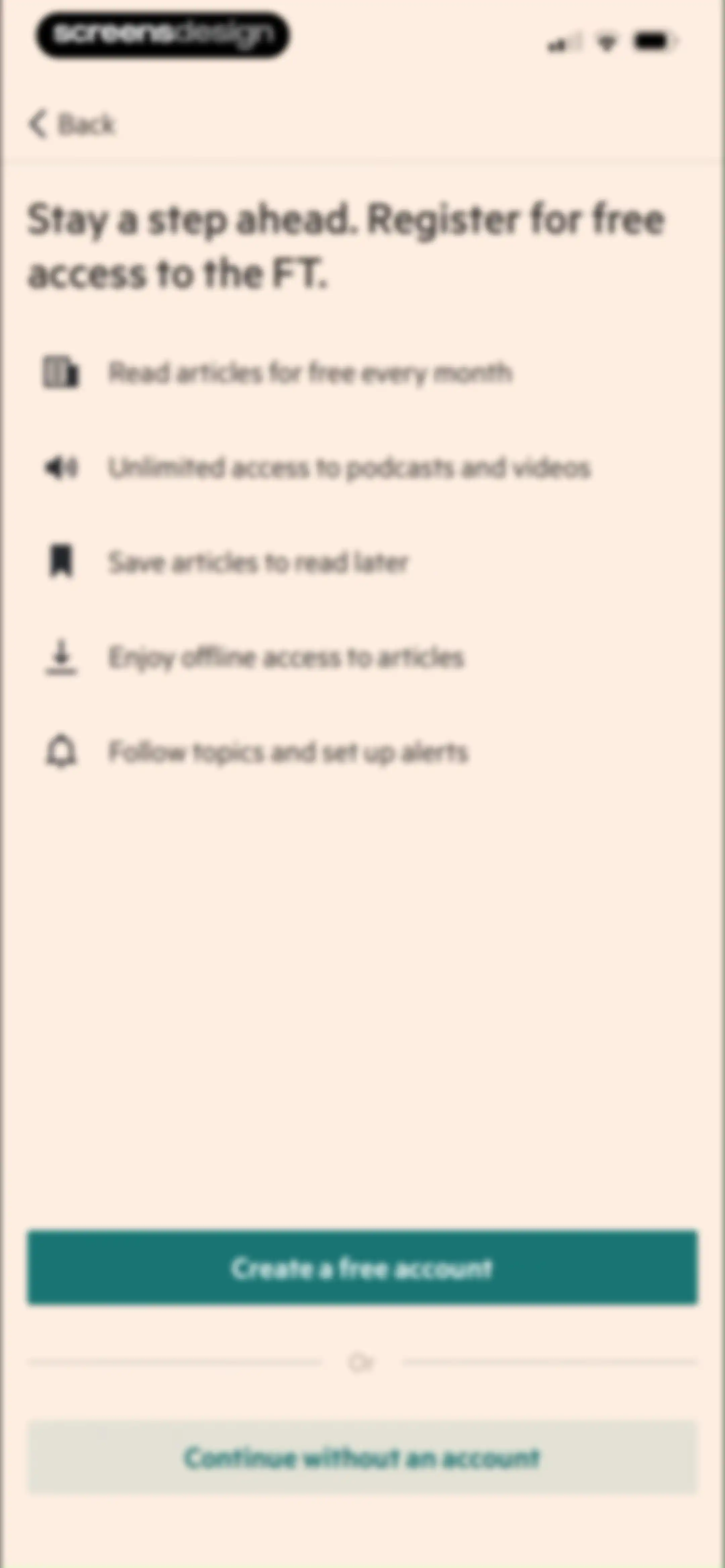 Financial Times: Business News screen 15