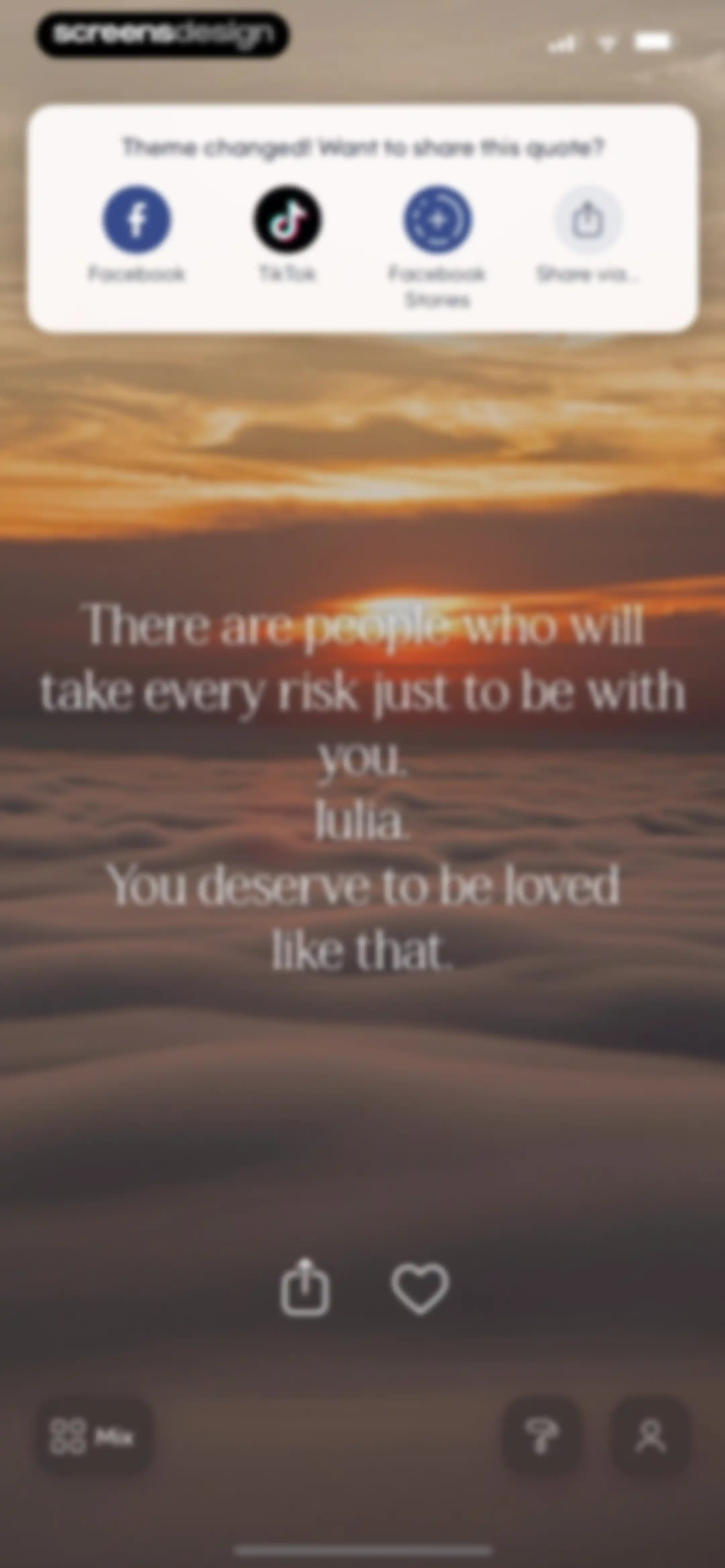 Motivation - Daily quotes screen 90