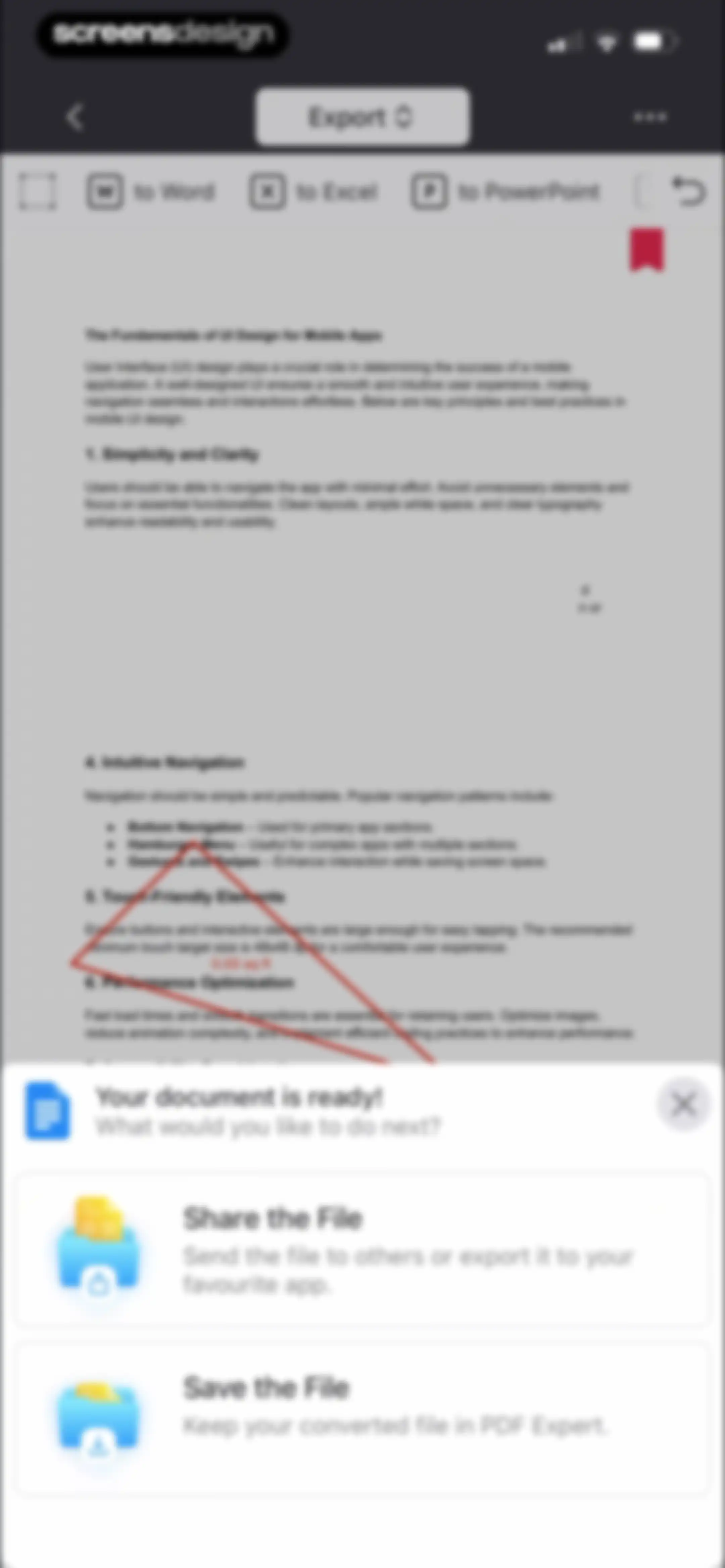PDF Expert: Editor & Converter screen 102