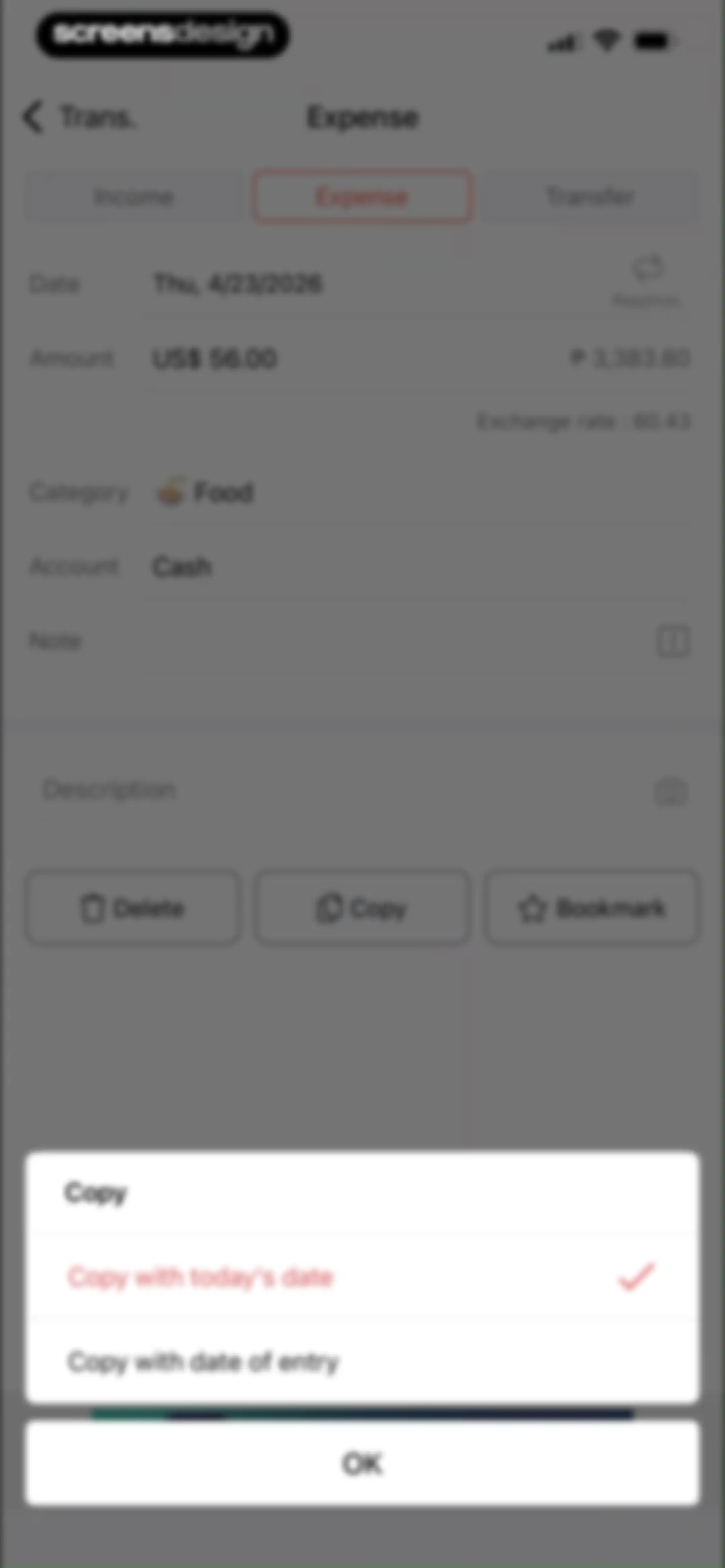 Money Manager Expense & Budget screen 24